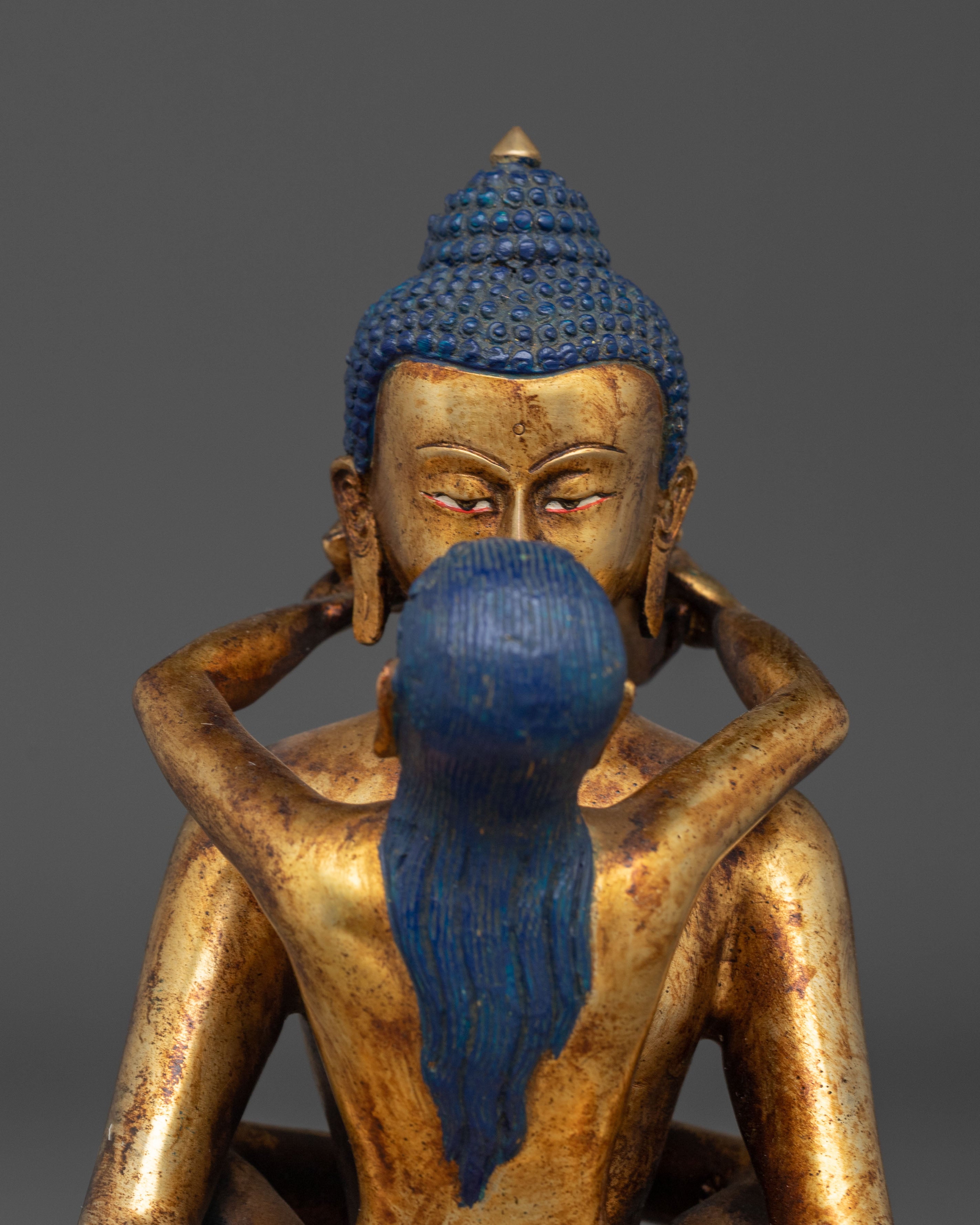 Samantabhadra With Consort Golden Artwork