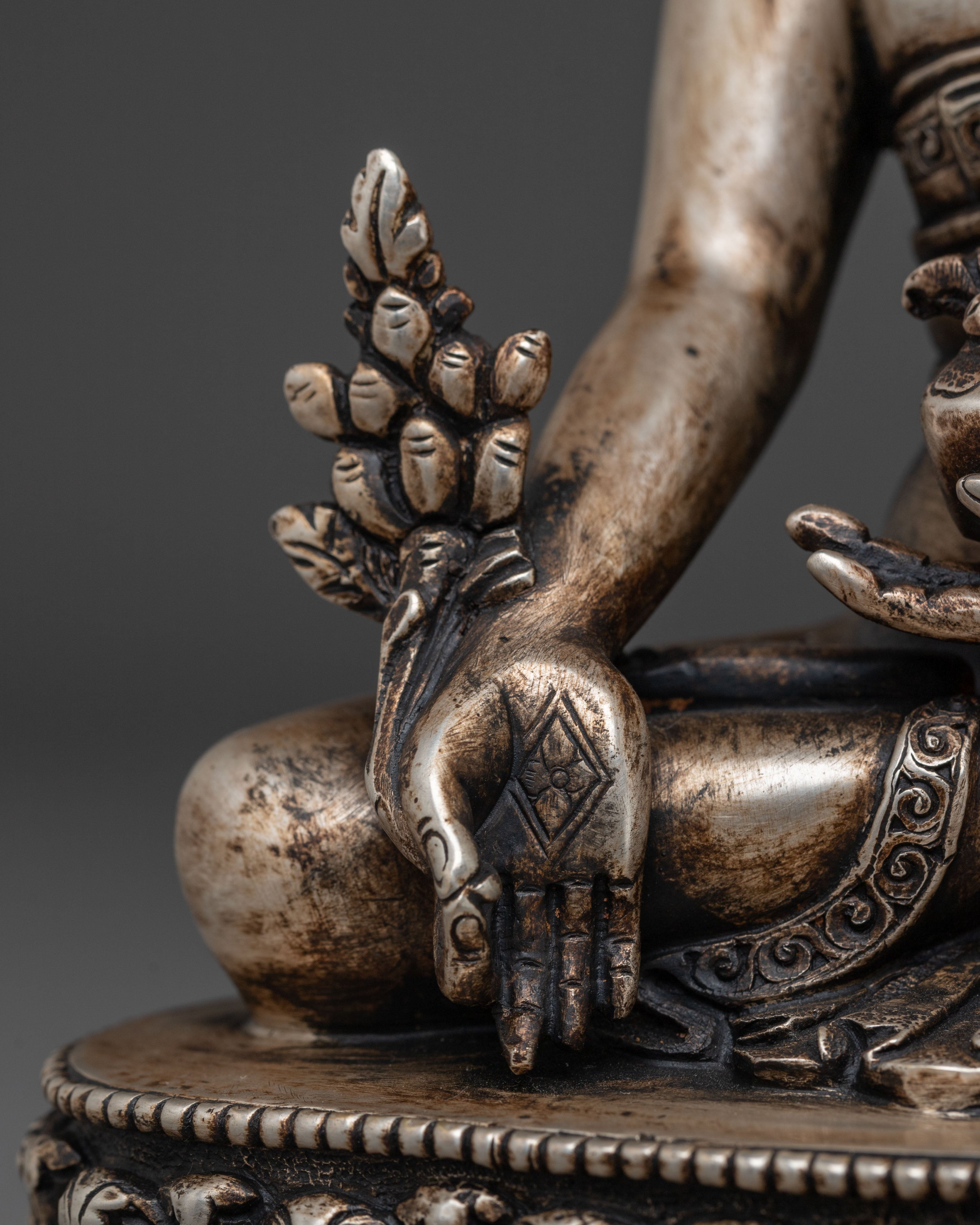 Handmade Medicine Buddha Artwork - Traditional Figurine