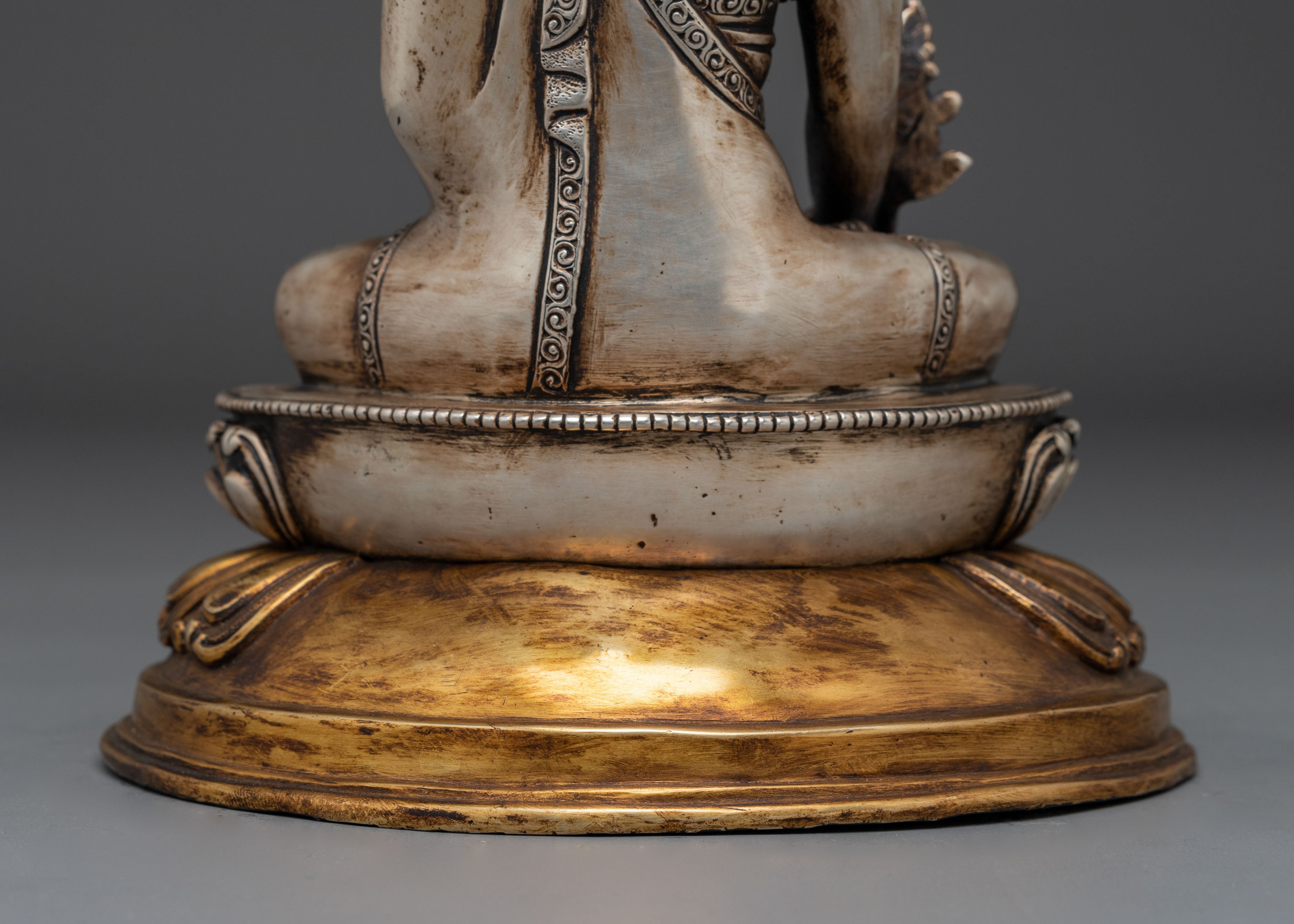 Handmade Medicine Buddha Artwork - Traditional Figurine