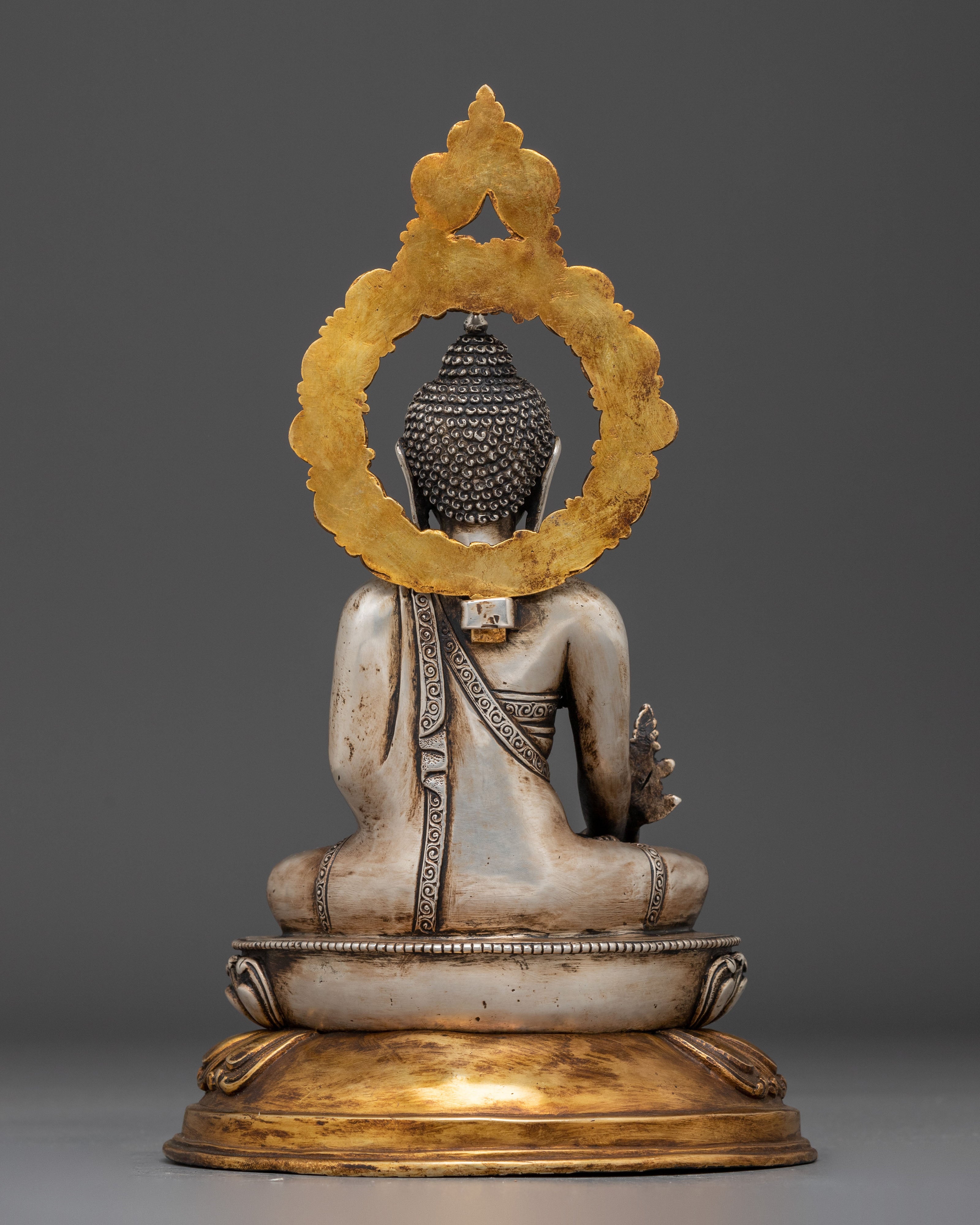 Handmade Medicine Buddha Artwork - Traditional Figurine