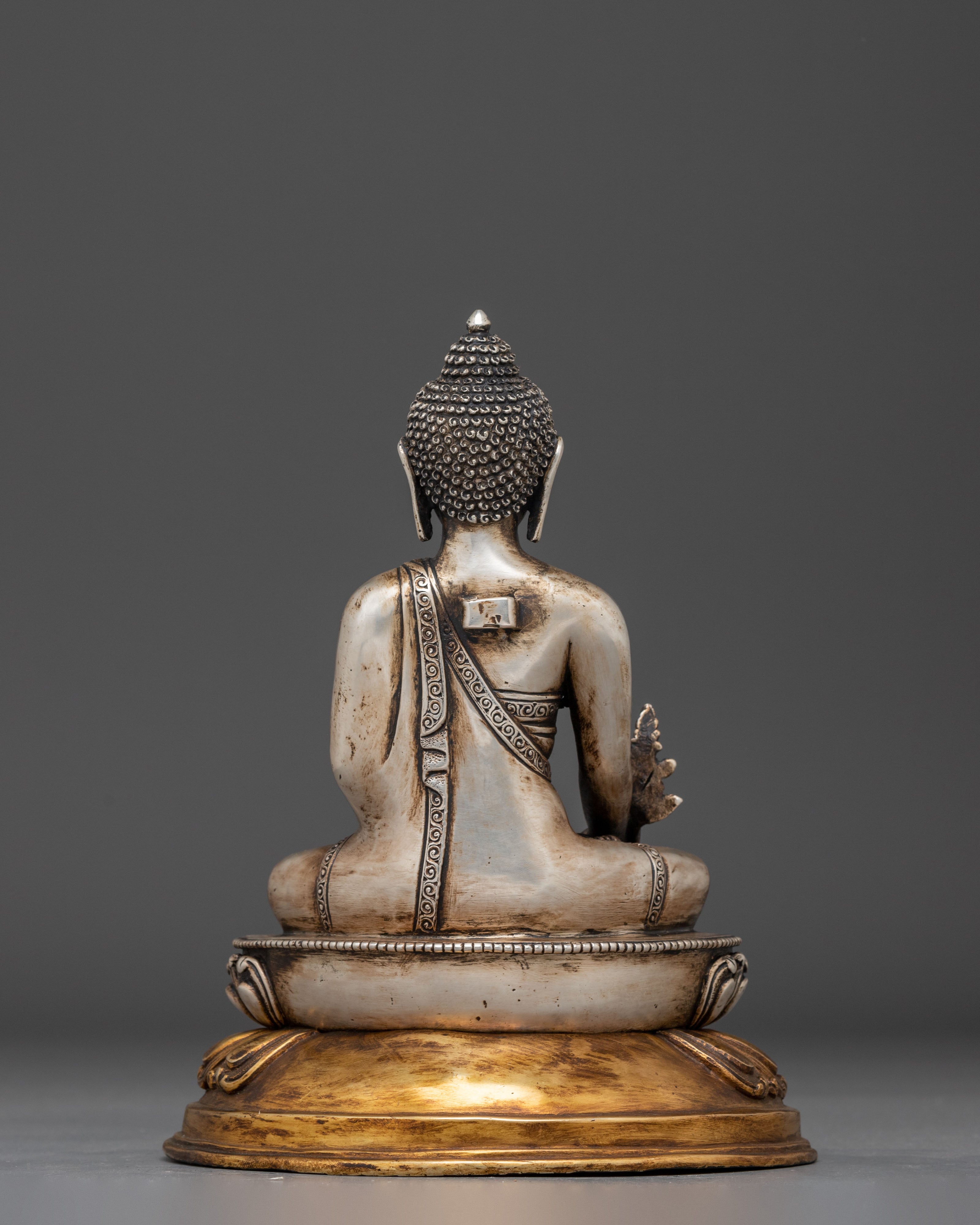 Handmade Medicine Buddha Artwork - Traditional Figurine