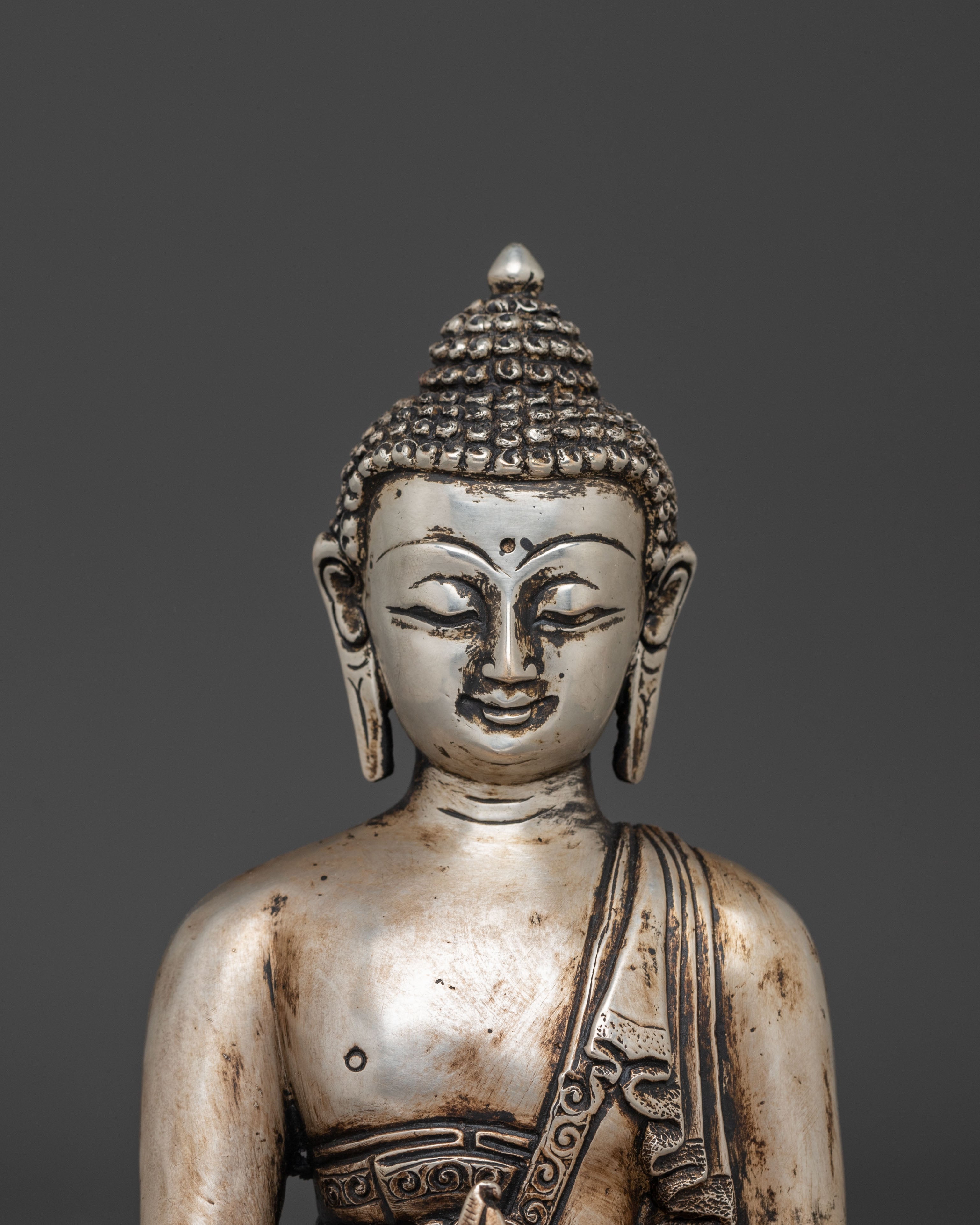 Handmade Medicine Buddha Artwork - Traditional Figurine