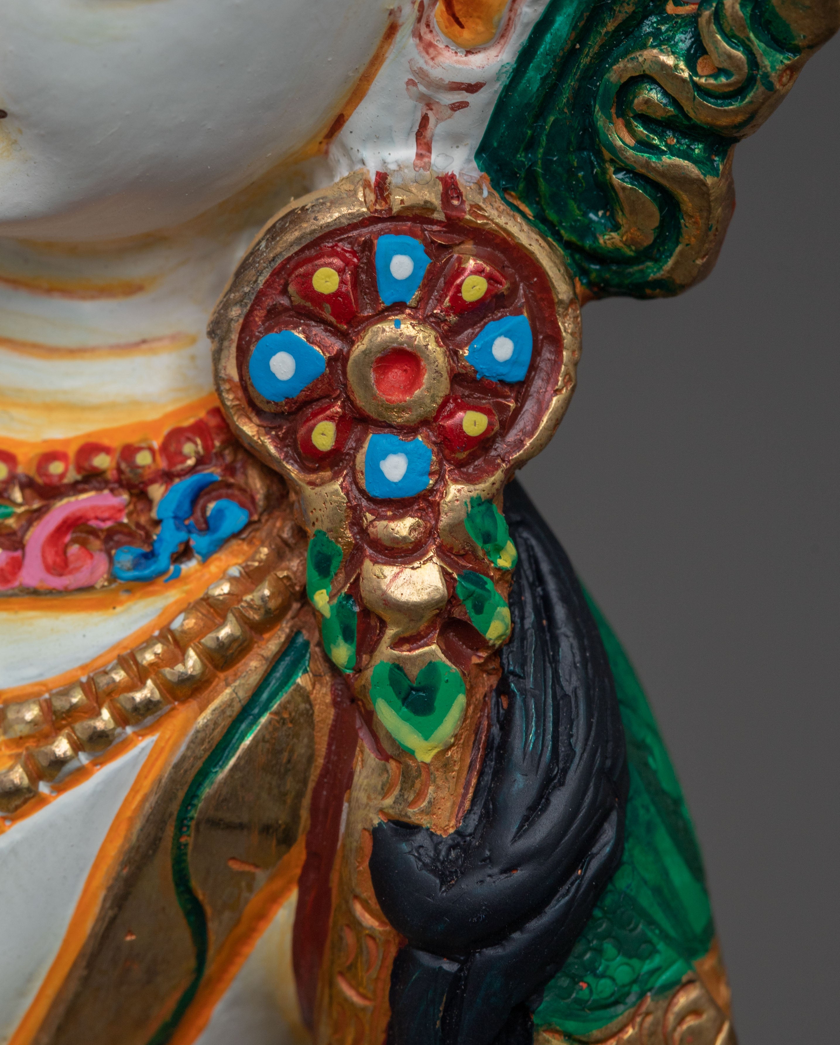 Vajrasattva Figurine: Purifying Deity of Vajrayana Buddhism