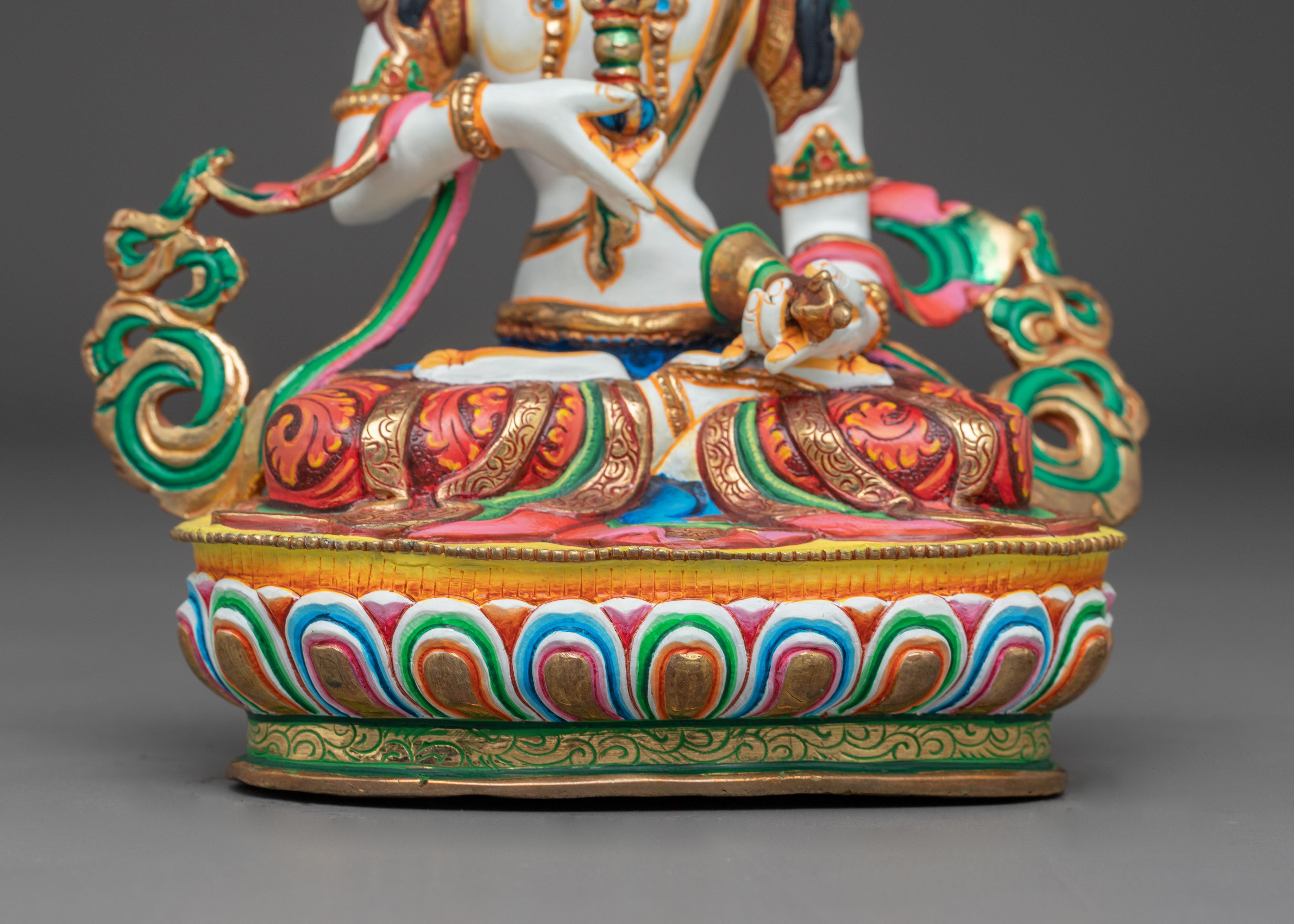 Vajrasattva Figurine: Purifying Deity of Vajrayana Buddhism