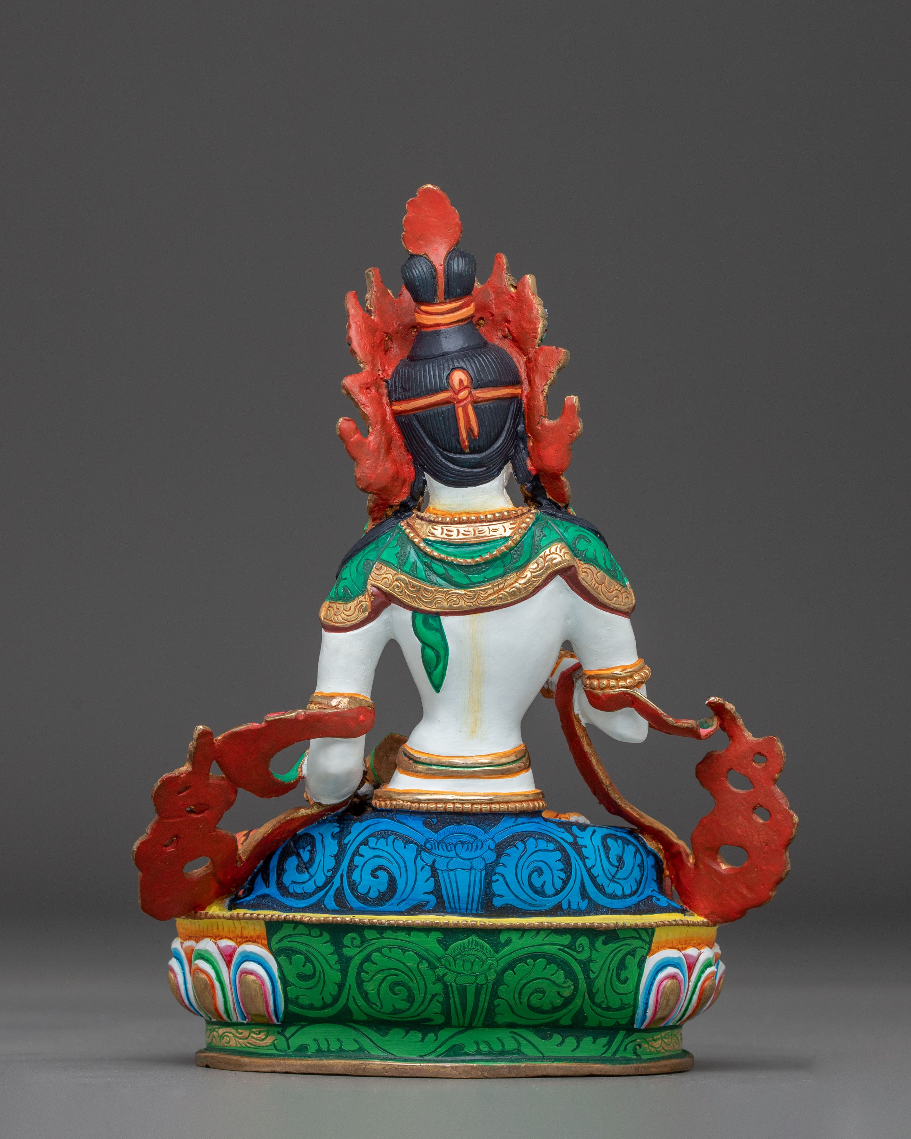 Vajrasattva Figurine: Purifying Deity of Vajrayana Buddhism
