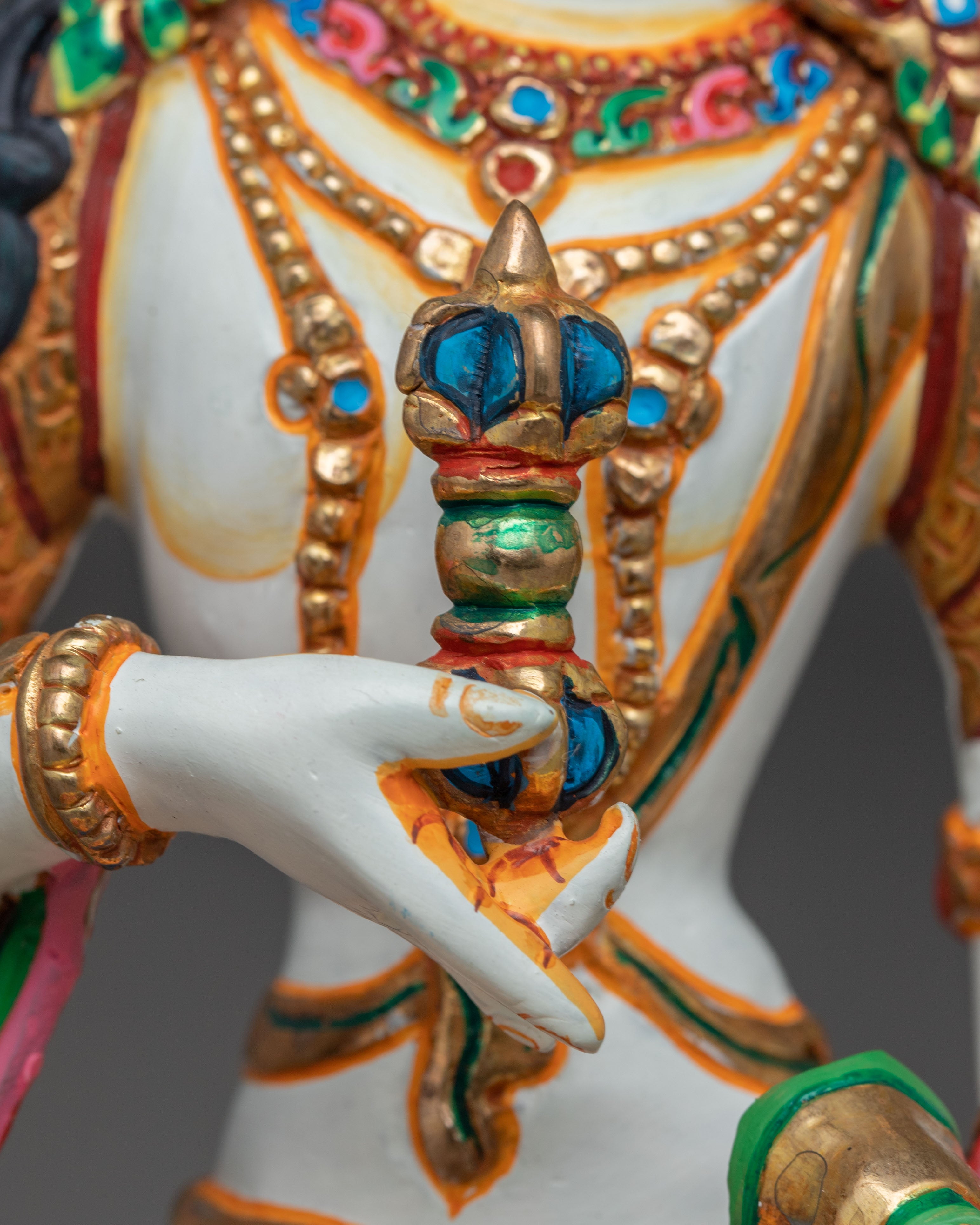 Vajrasattva Figurine: Purifying Deity of Vajrayana Buddhism