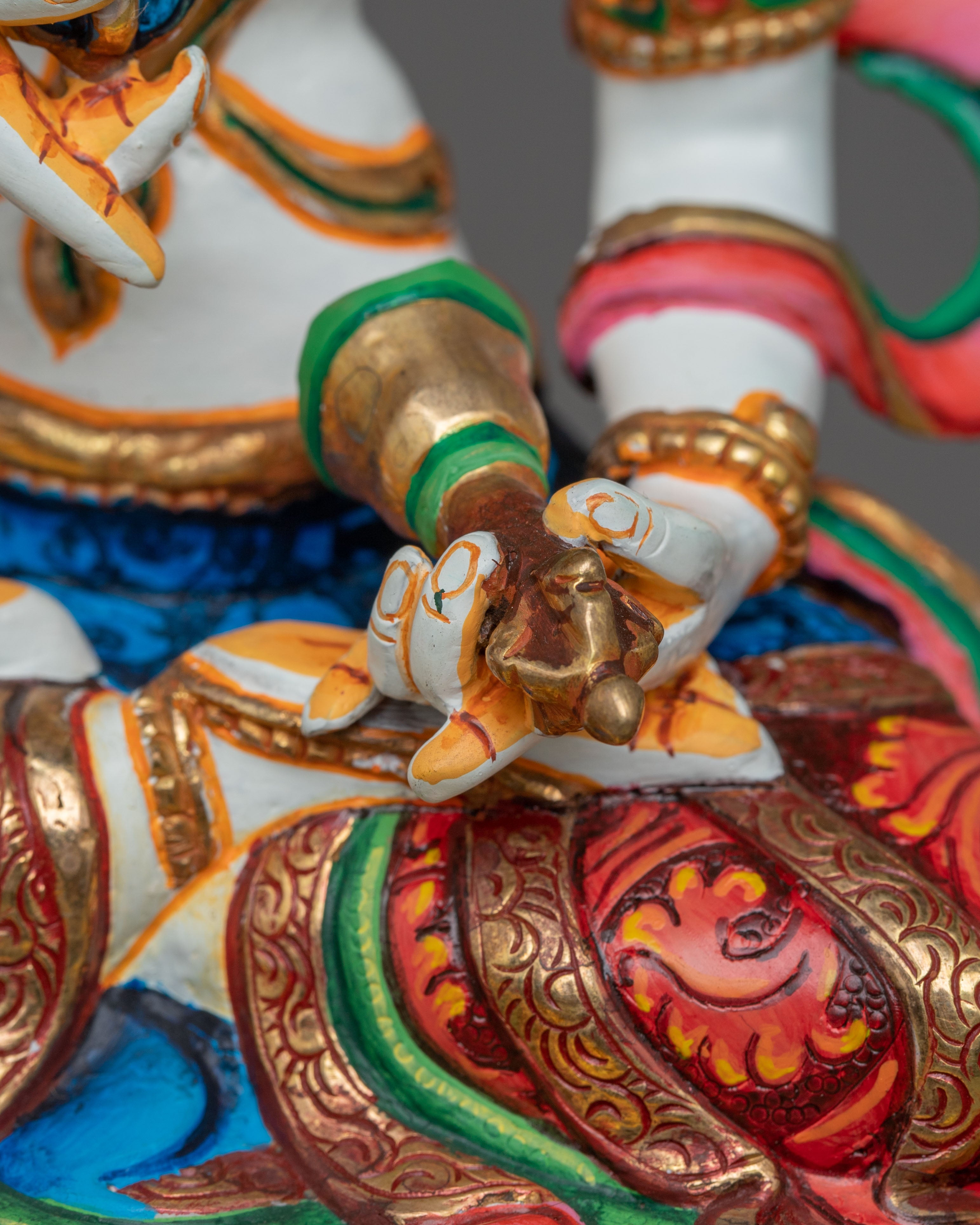 Vajrasattva Figurine: Purifying Deity of Vajrayana Buddhism