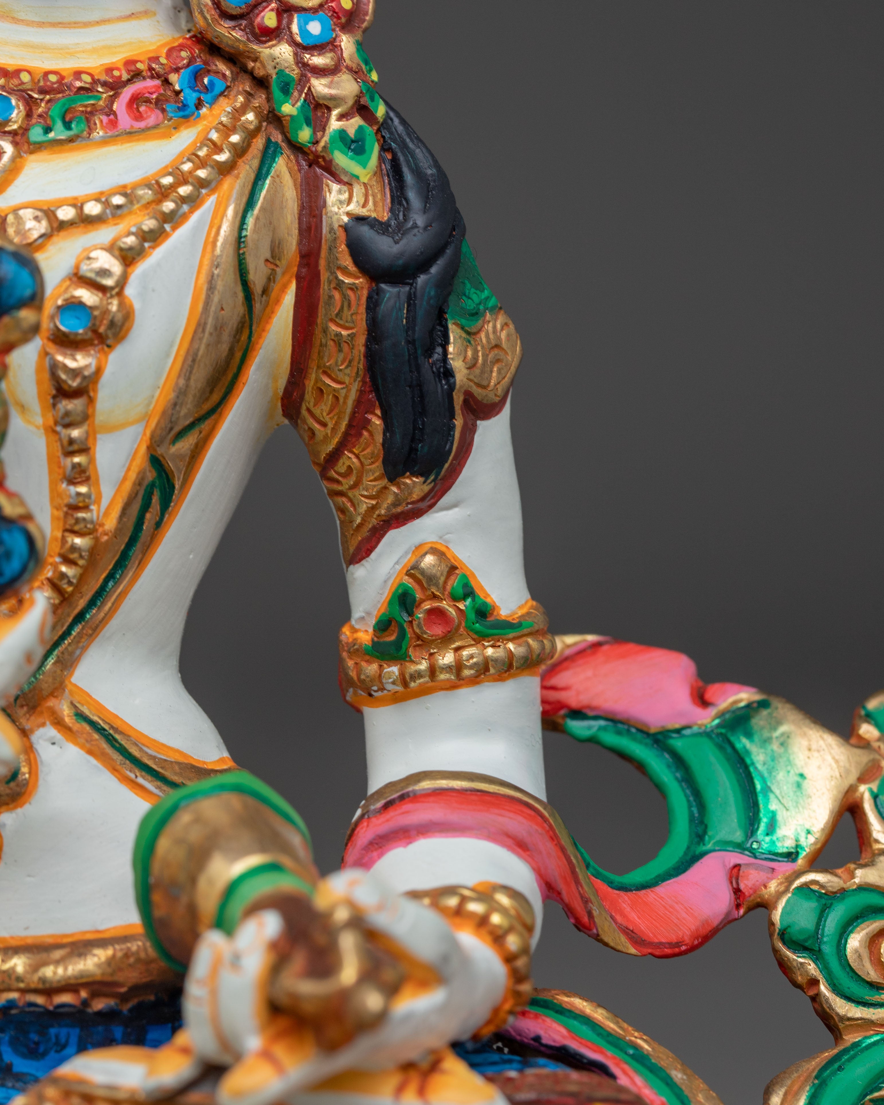 Vajrasattva Figurine: Purifying Deity of Vajrayana Buddhism