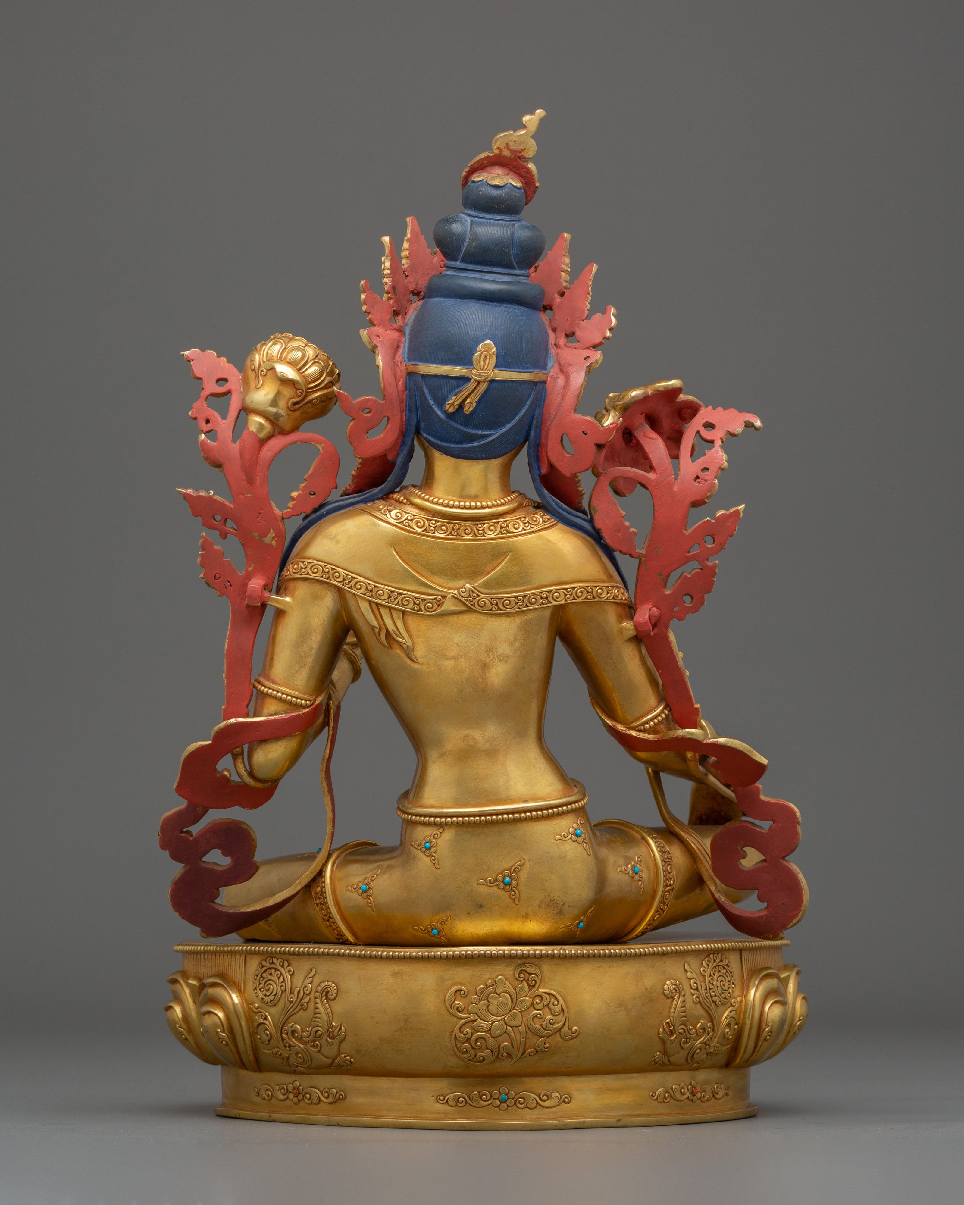 Golden Green Tara Statue | Mother of Liberation