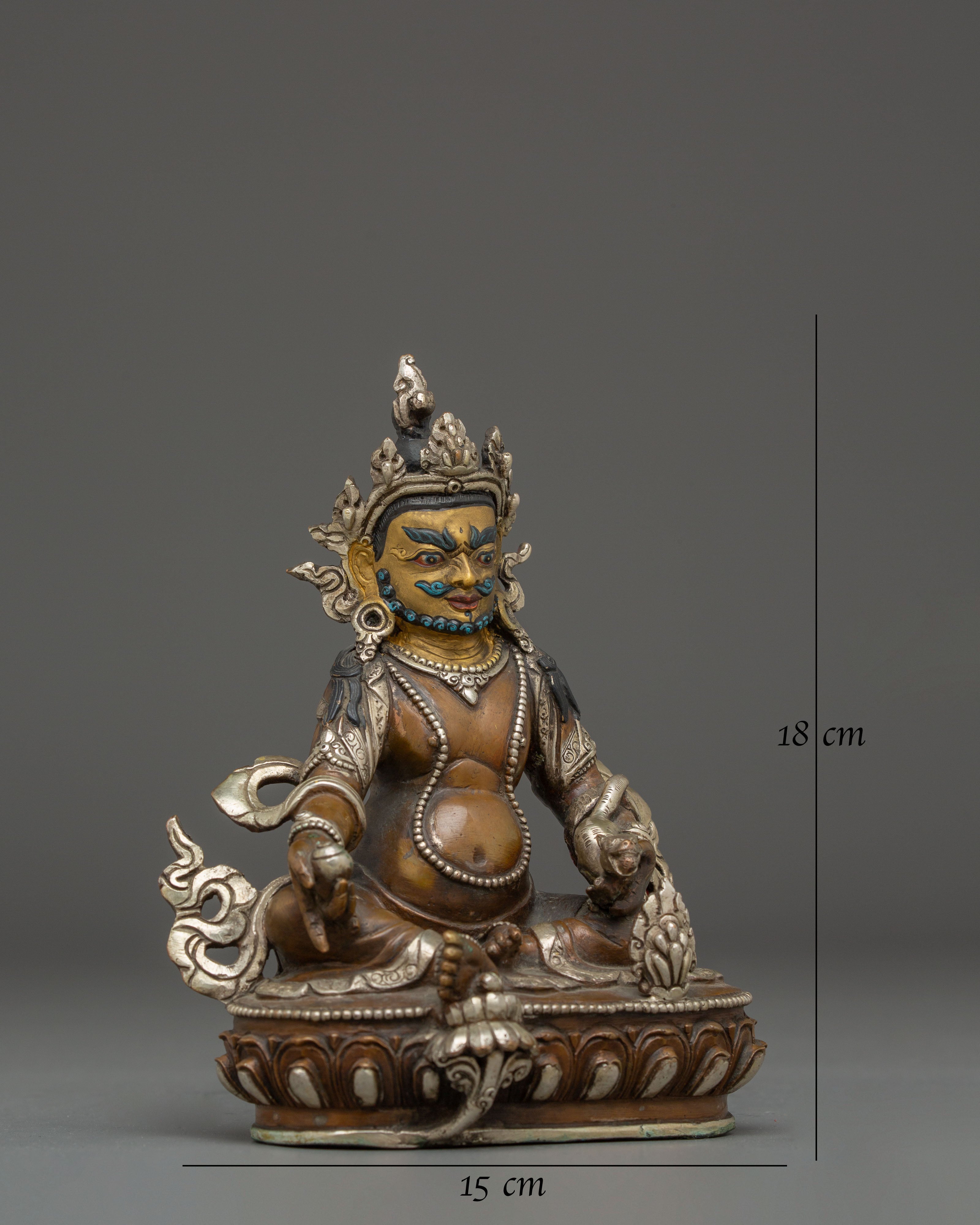 Handmade Copper Statue of Dzambhala