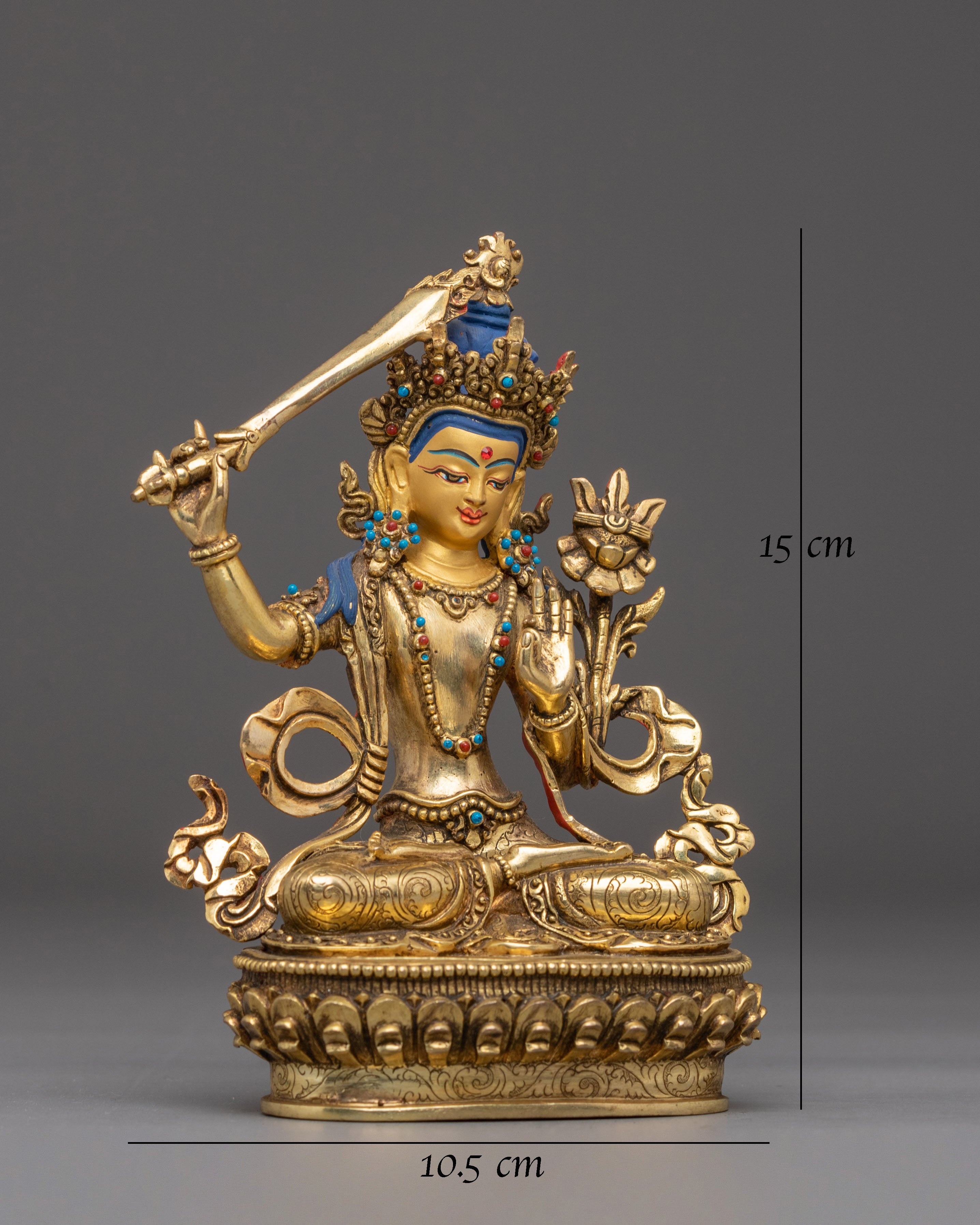 Manjushri Art, Guardian of Knowledge: Handcrafted Nepali Art