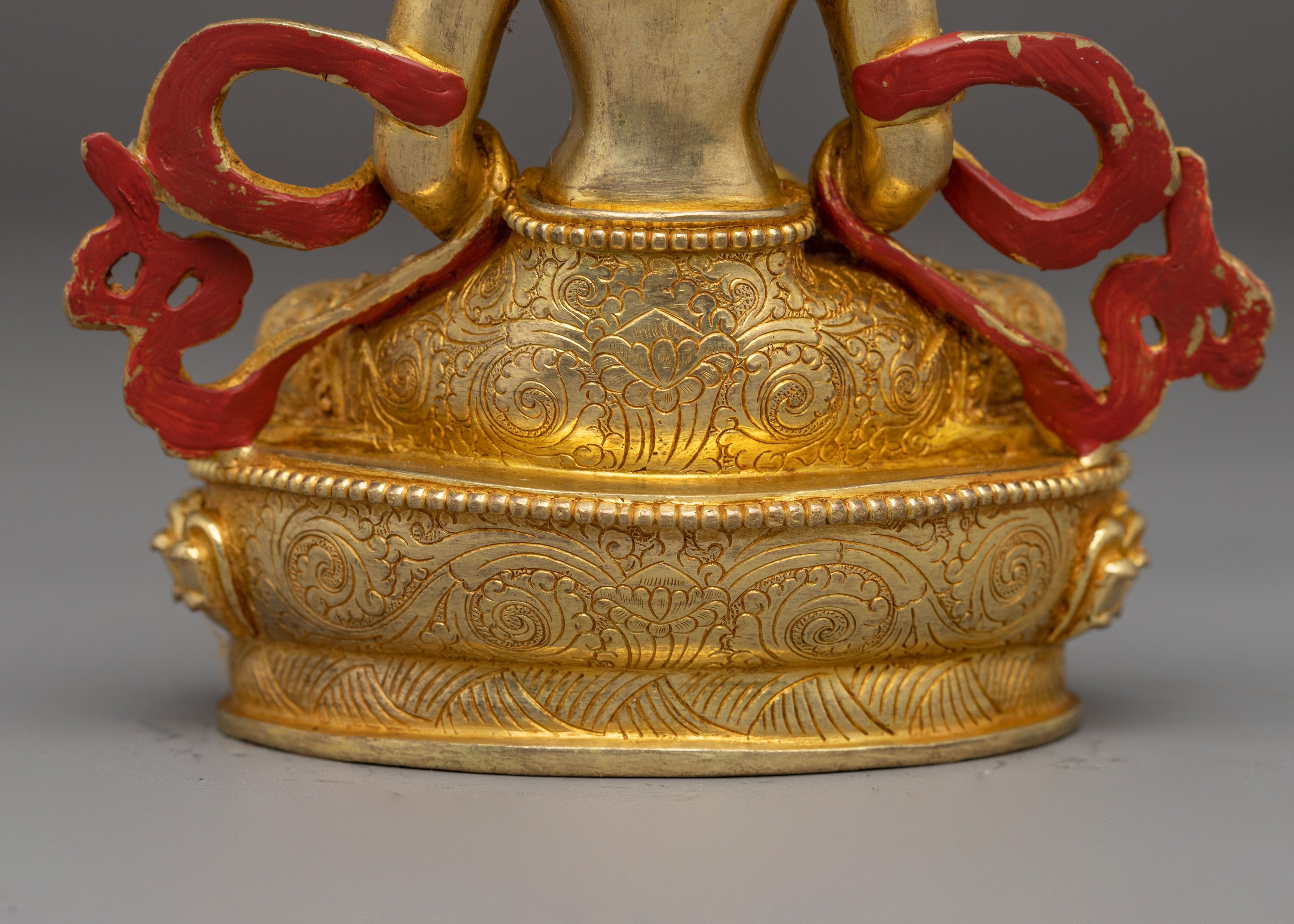 Statue of Amitayus: The Eternal Life Buddha