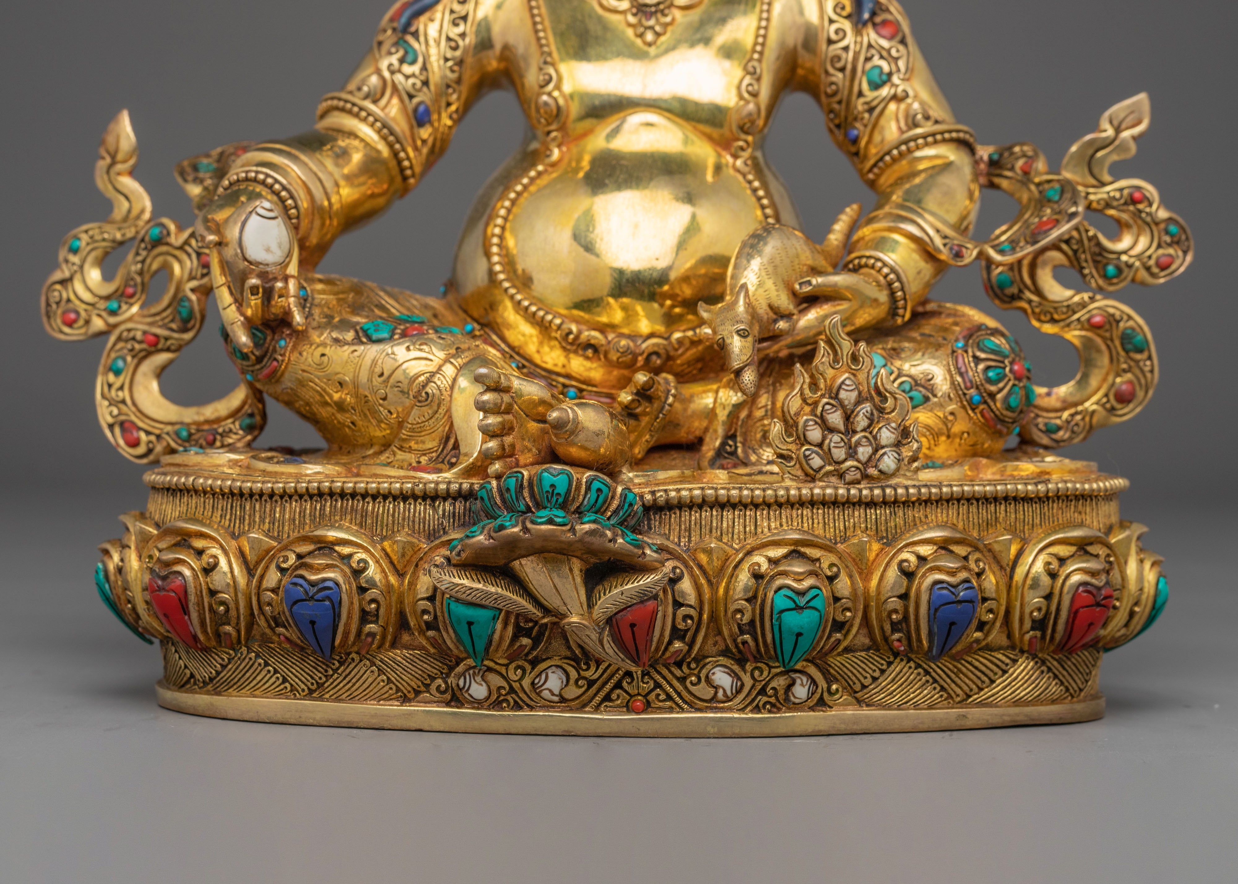 Statue of Wealth Icon Dzambhala | Symbol of Abundance