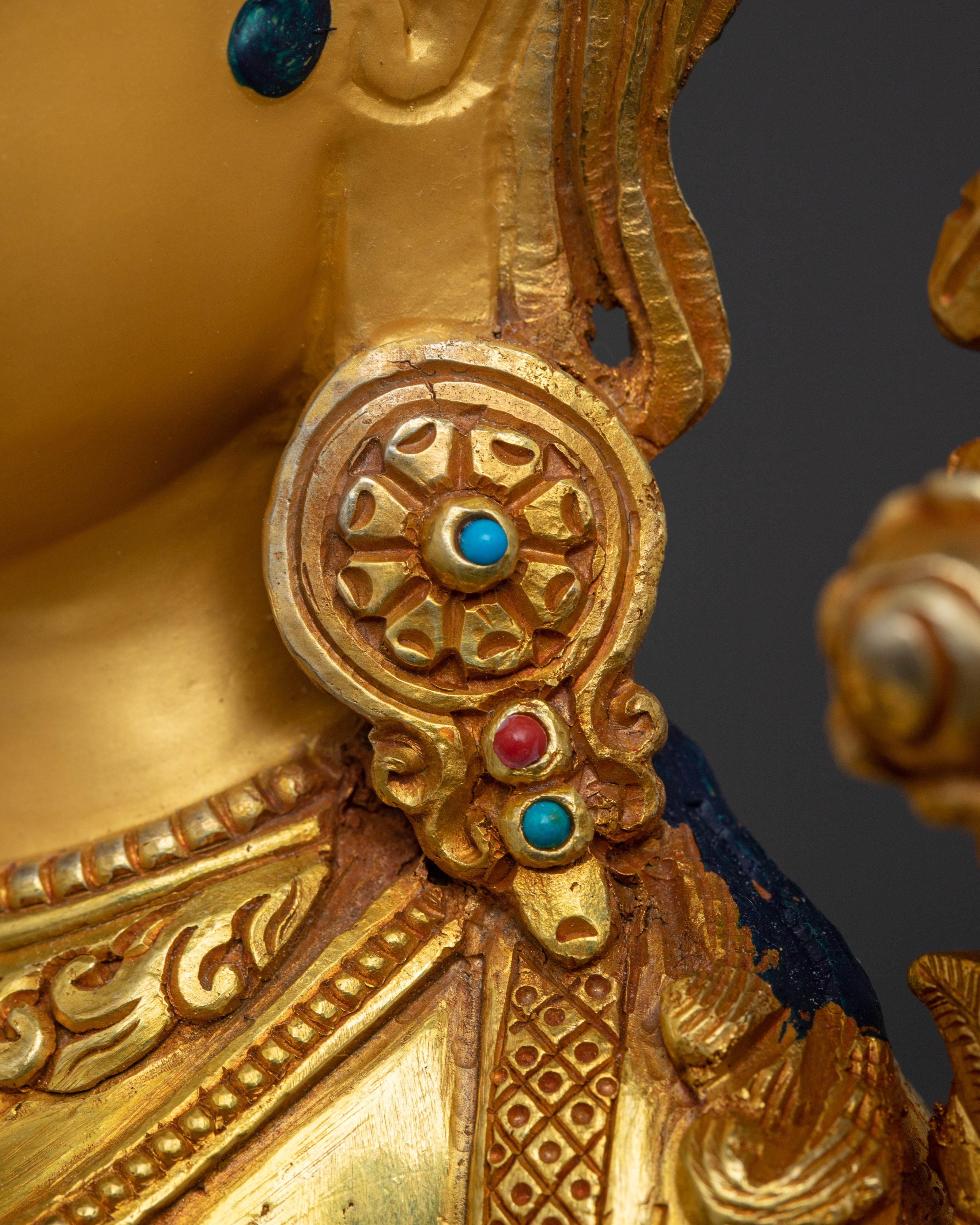 Statue of White Tara: Healing Buddhist Goddess