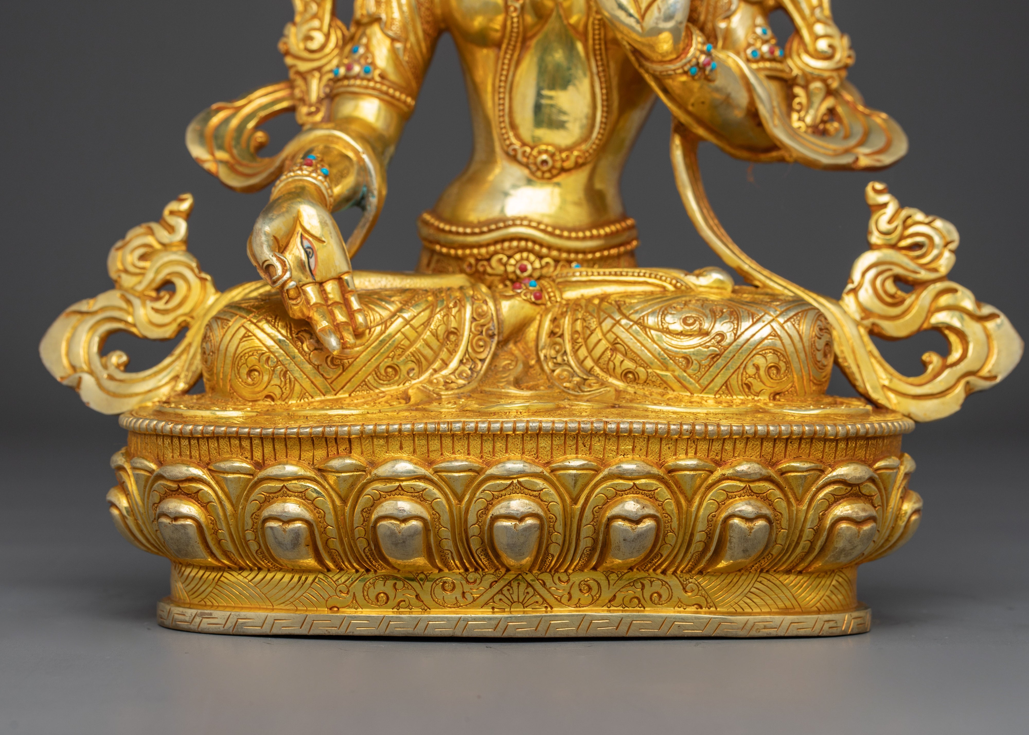 Statue of White Tara: Healing Buddhist Goddess