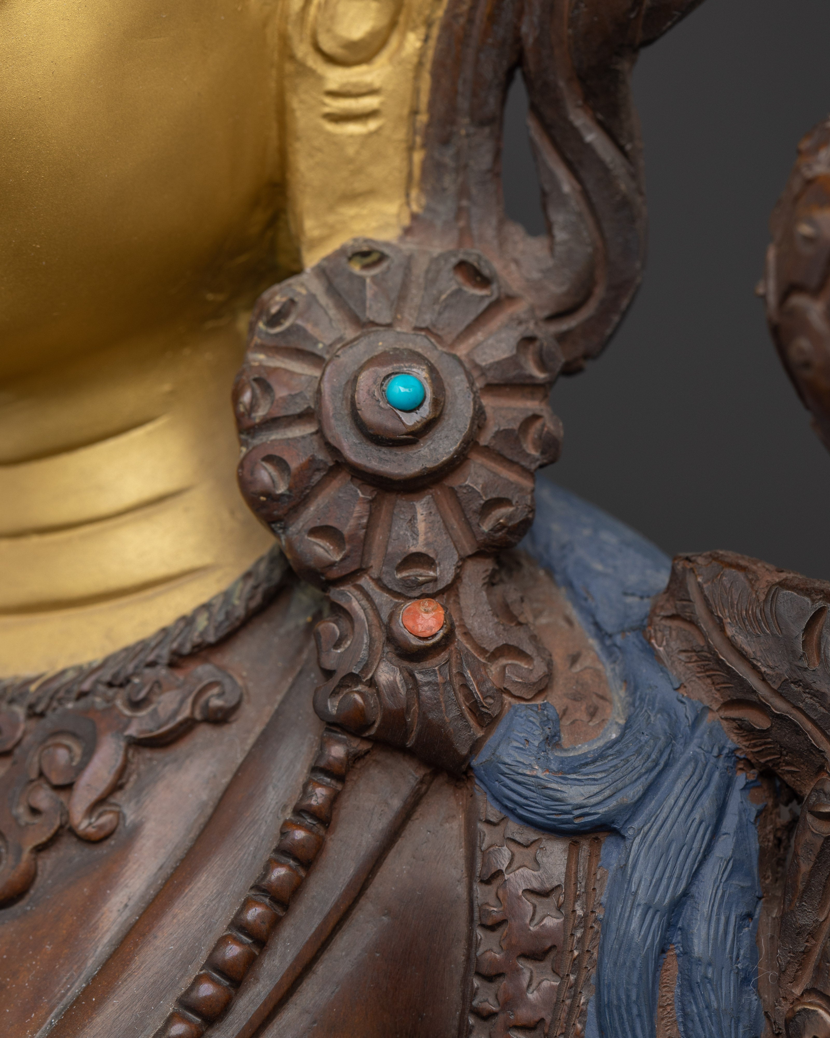 Copper Statue of Healing Goddess White Tara