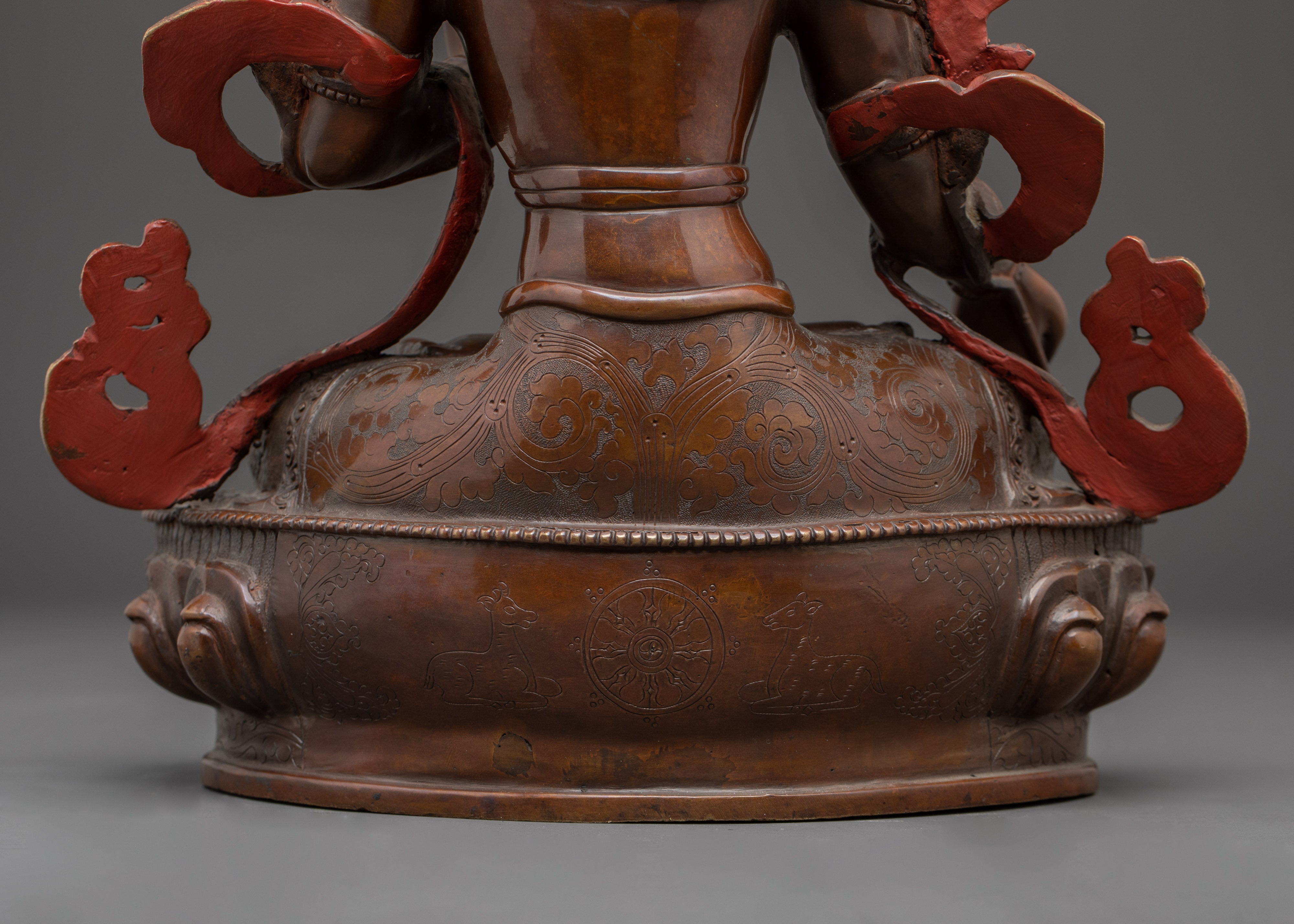 Copper Statue of Healing Goddess White Tara