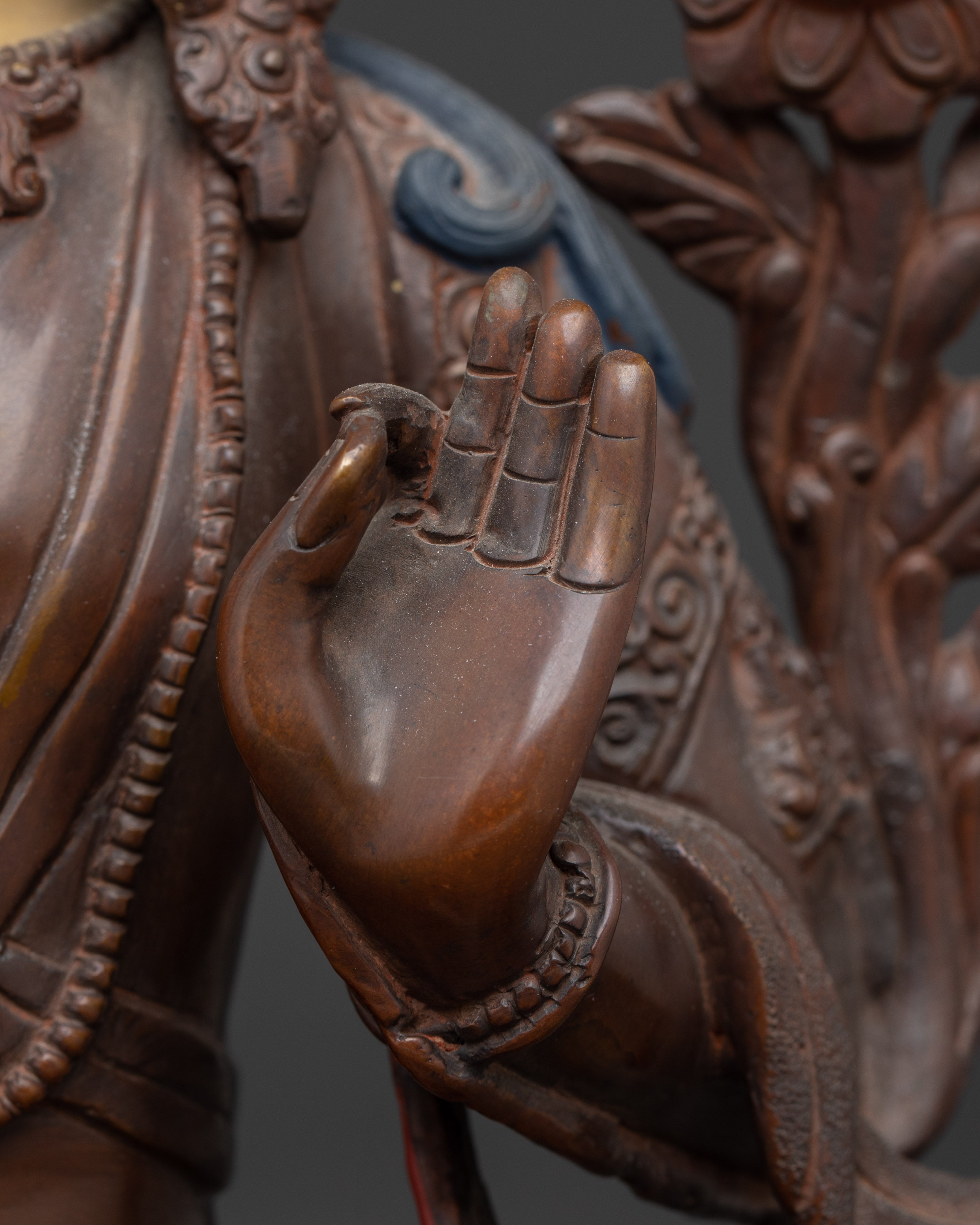 Handmade Statue of Manjushri: The Wisdom Bodhisattva