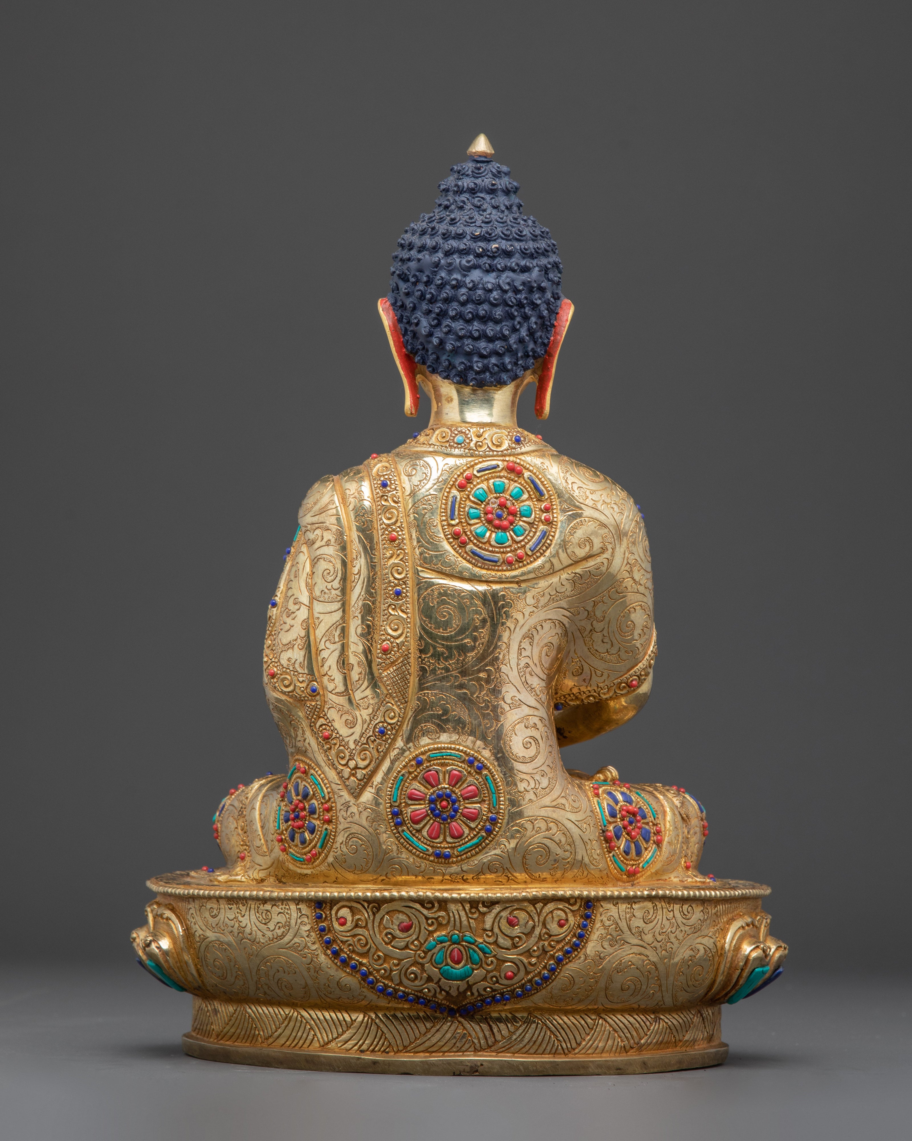 Golden Amitabha Buddha Figurine: The Ruler of the Pure Land