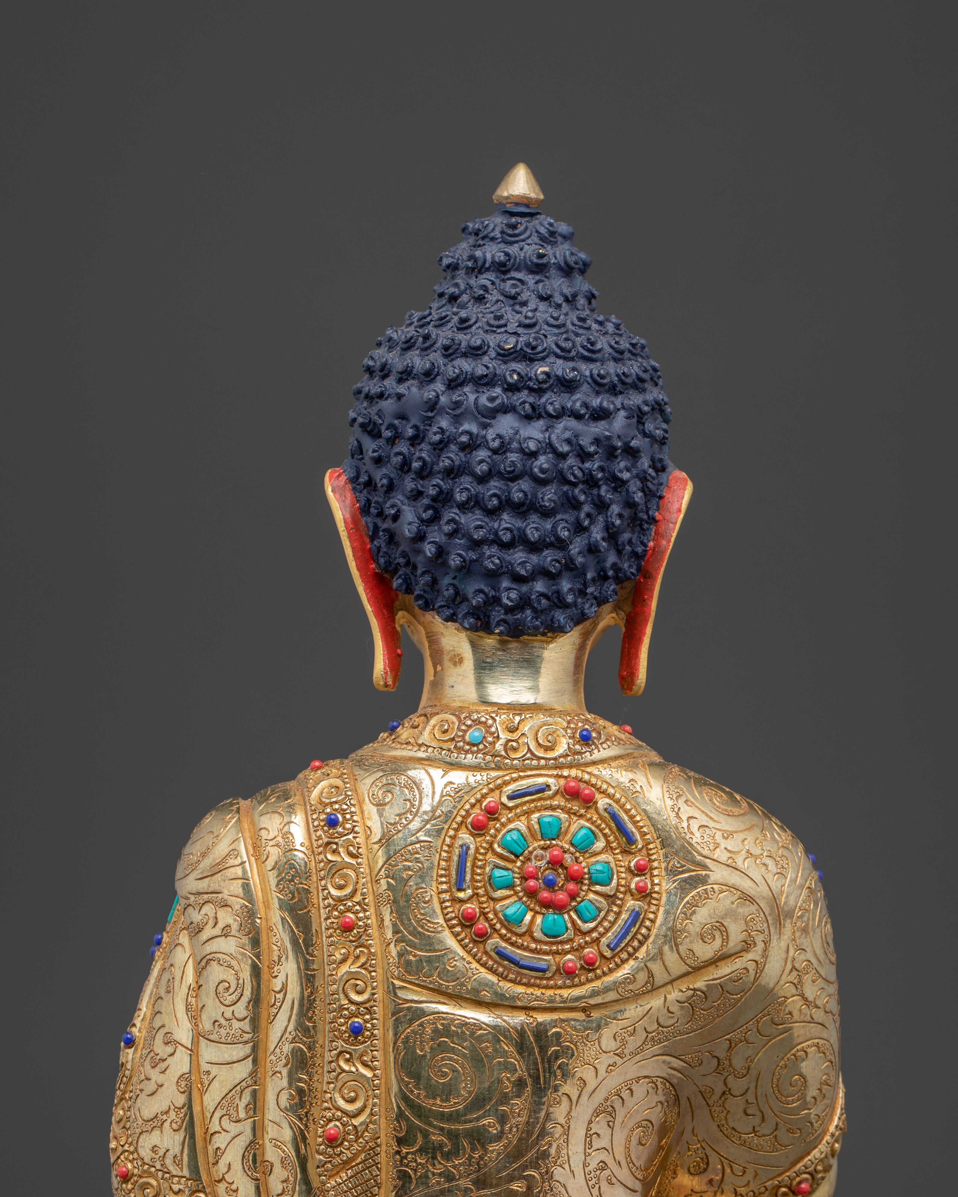 Golden Amitabha Buddha Figurine: The Ruler of the Pure Land