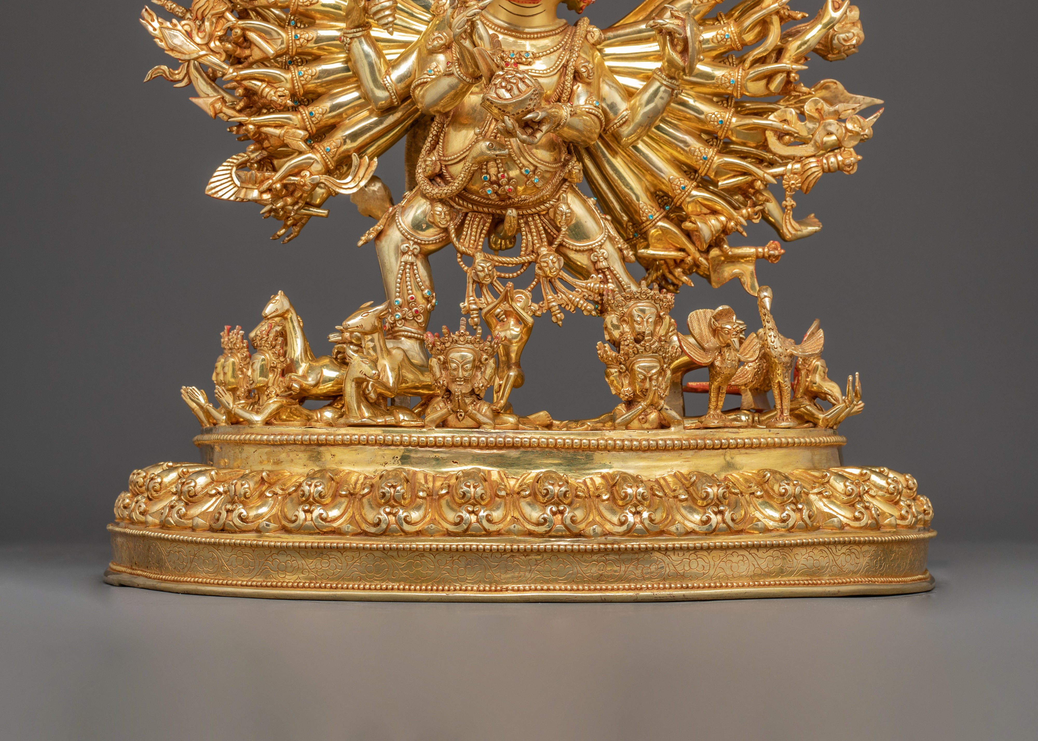 Statue of Yamantaka: Buffalo Headed Deity