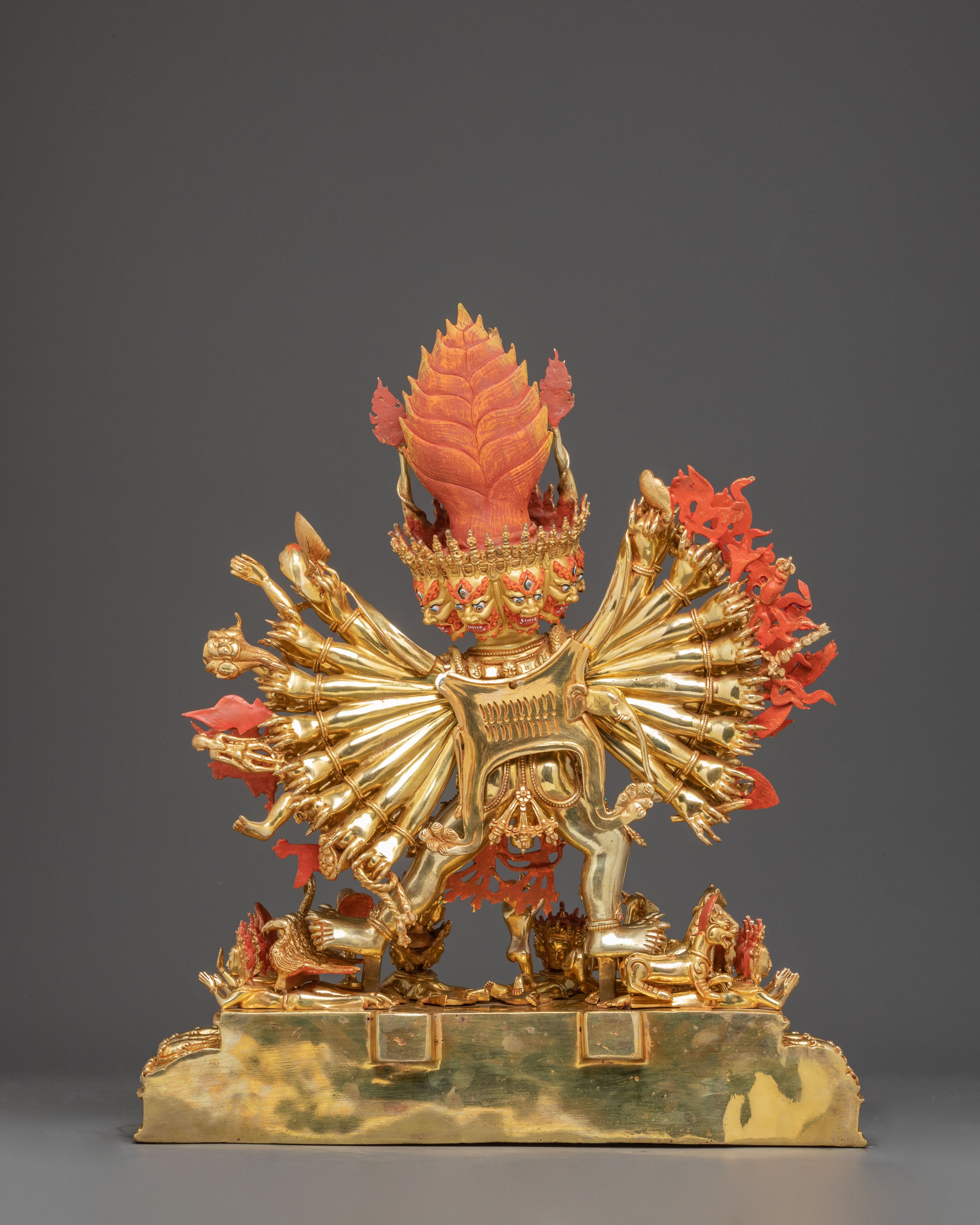 Statue of Yamantaka: Buffalo Headed Deity