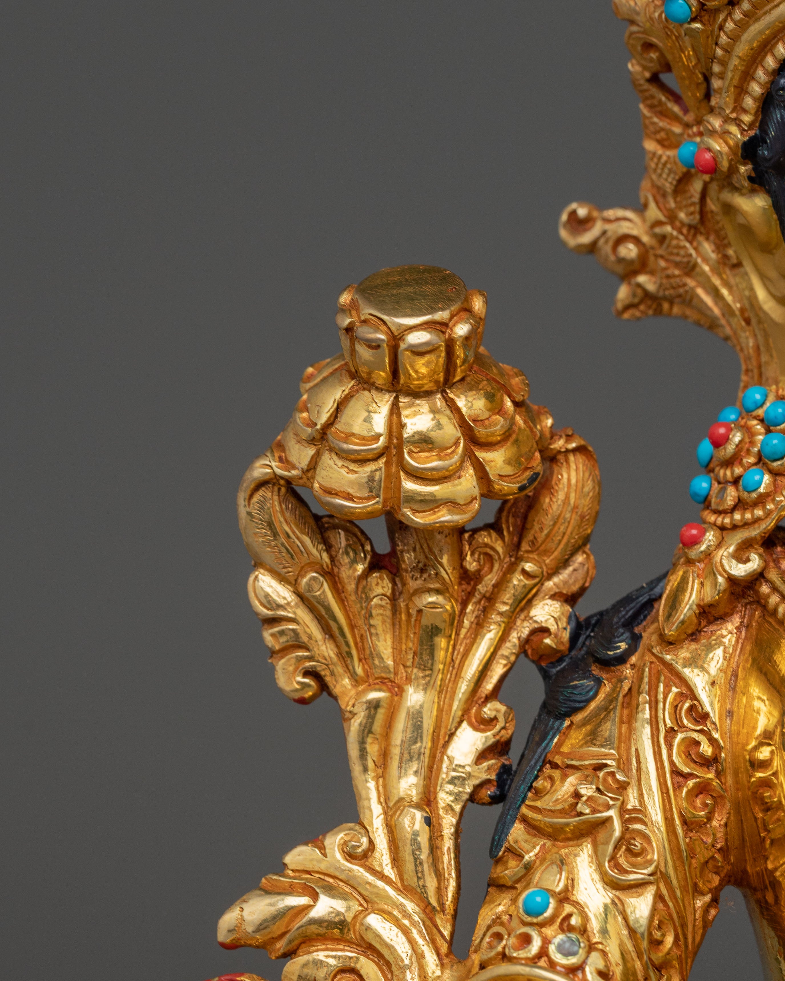 Green Tara Sculpture, Divine Icon - Nepali Crafted Himalayan Statue