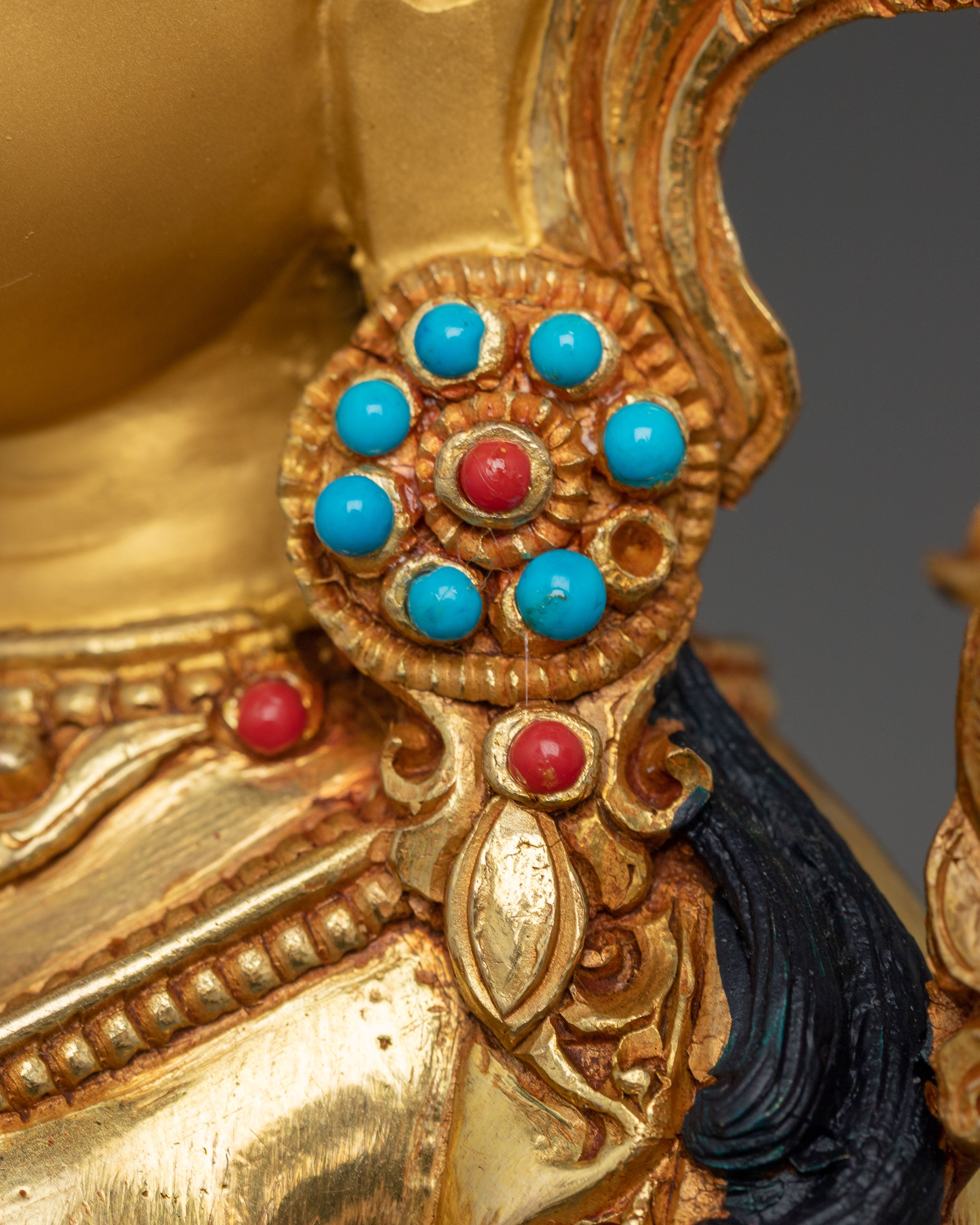 Green Tara Sculpture, Divine Icon - Nepali Crafted Himalayan Statue