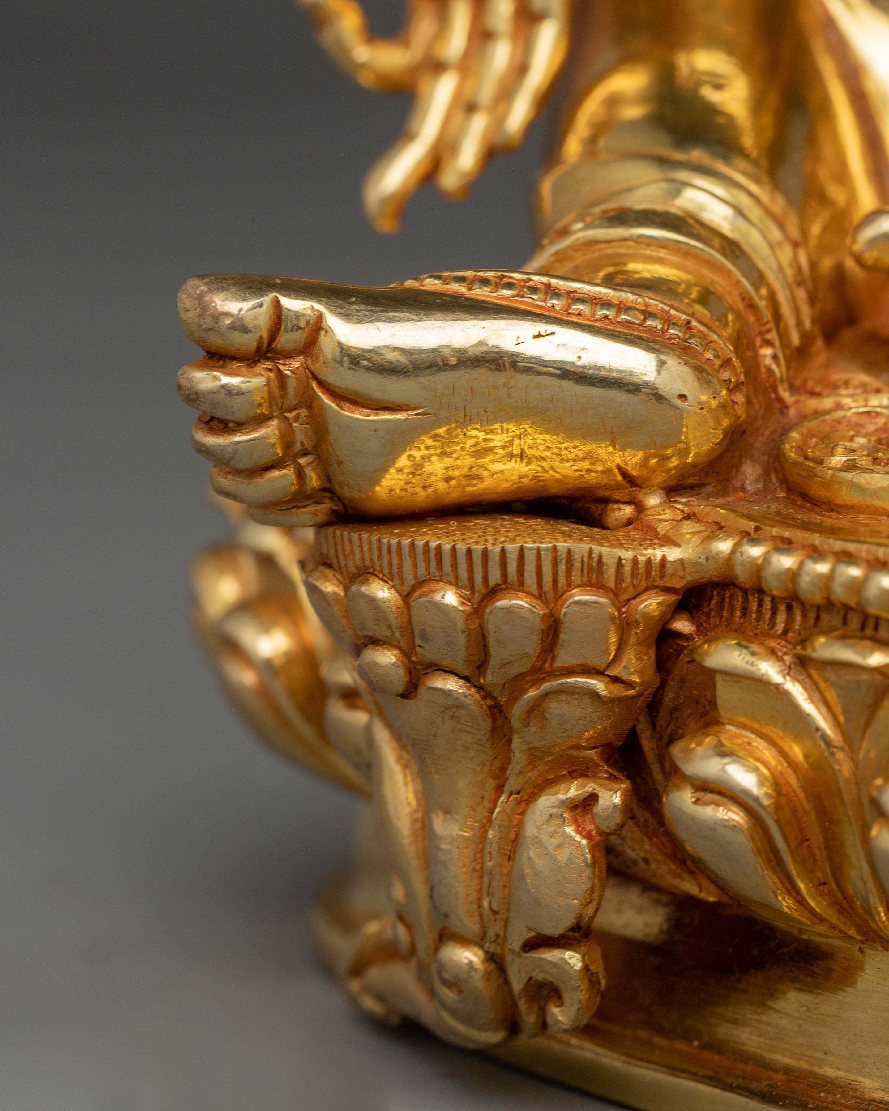 Green Tara Sculpture, Divine Icon - Nepali Crafted Himalayan Statue