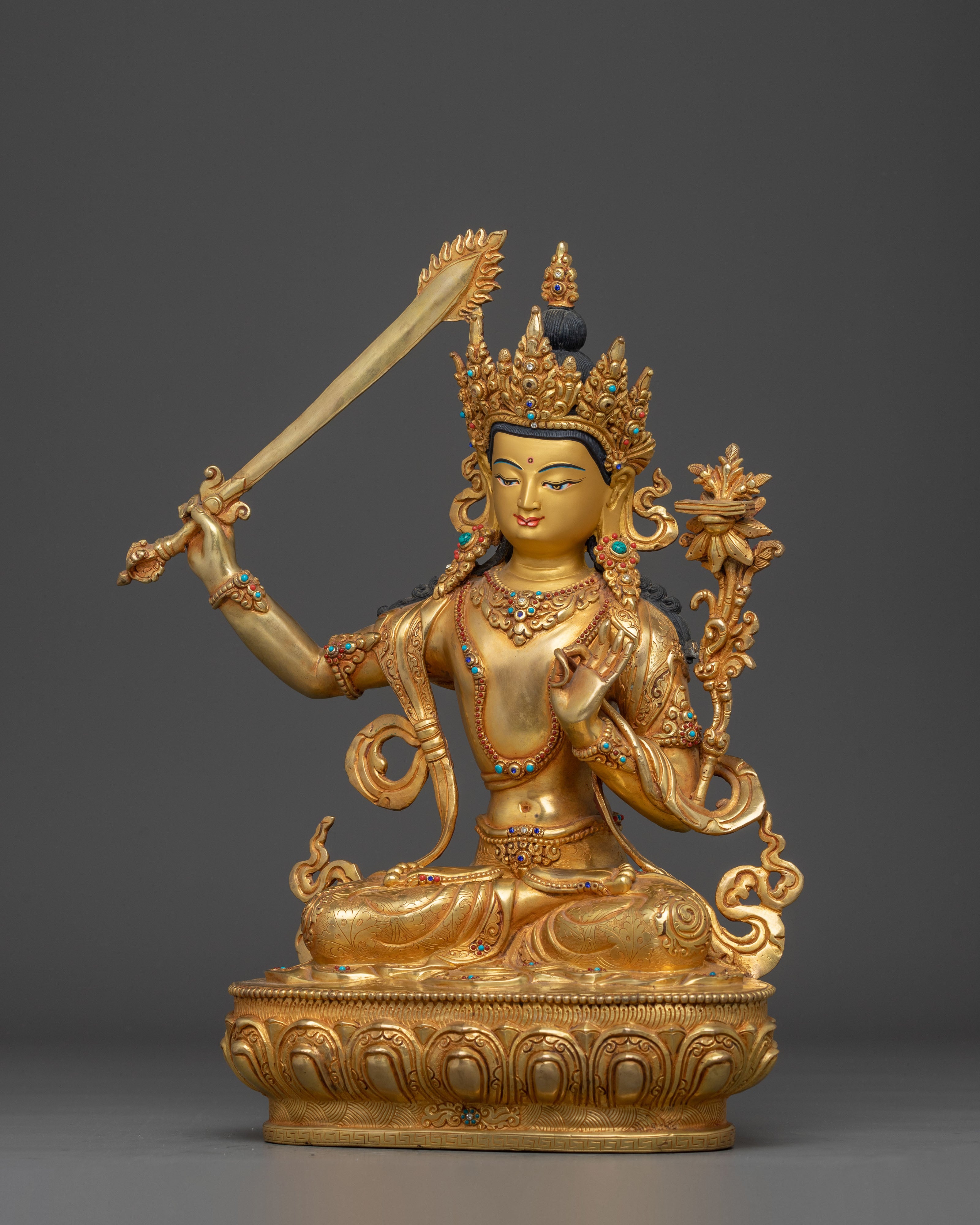 Manjushri Art: Bodhisattva of Insight | Symbol of Wisdom