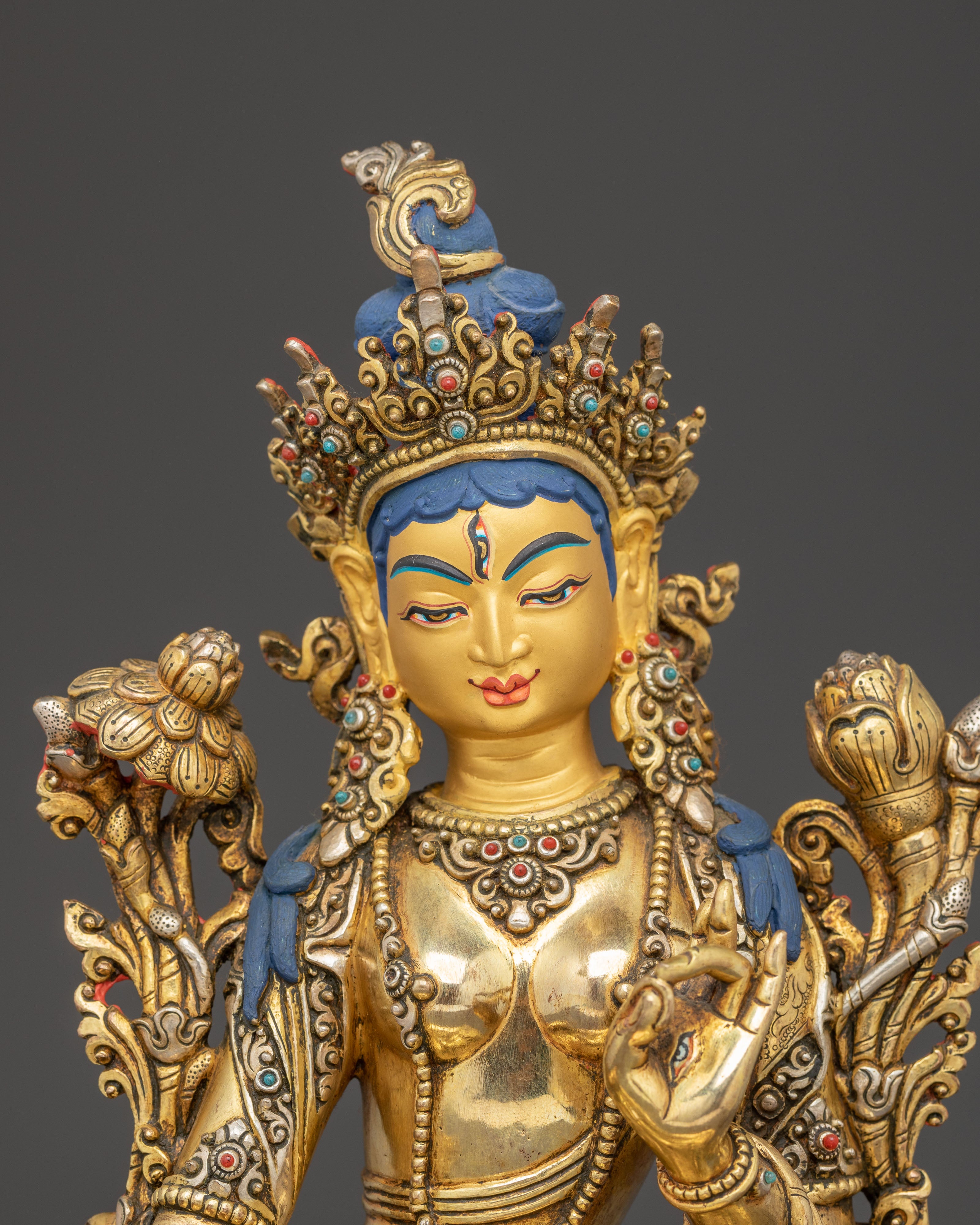 Statue of Female Bodhisattva : White Tara