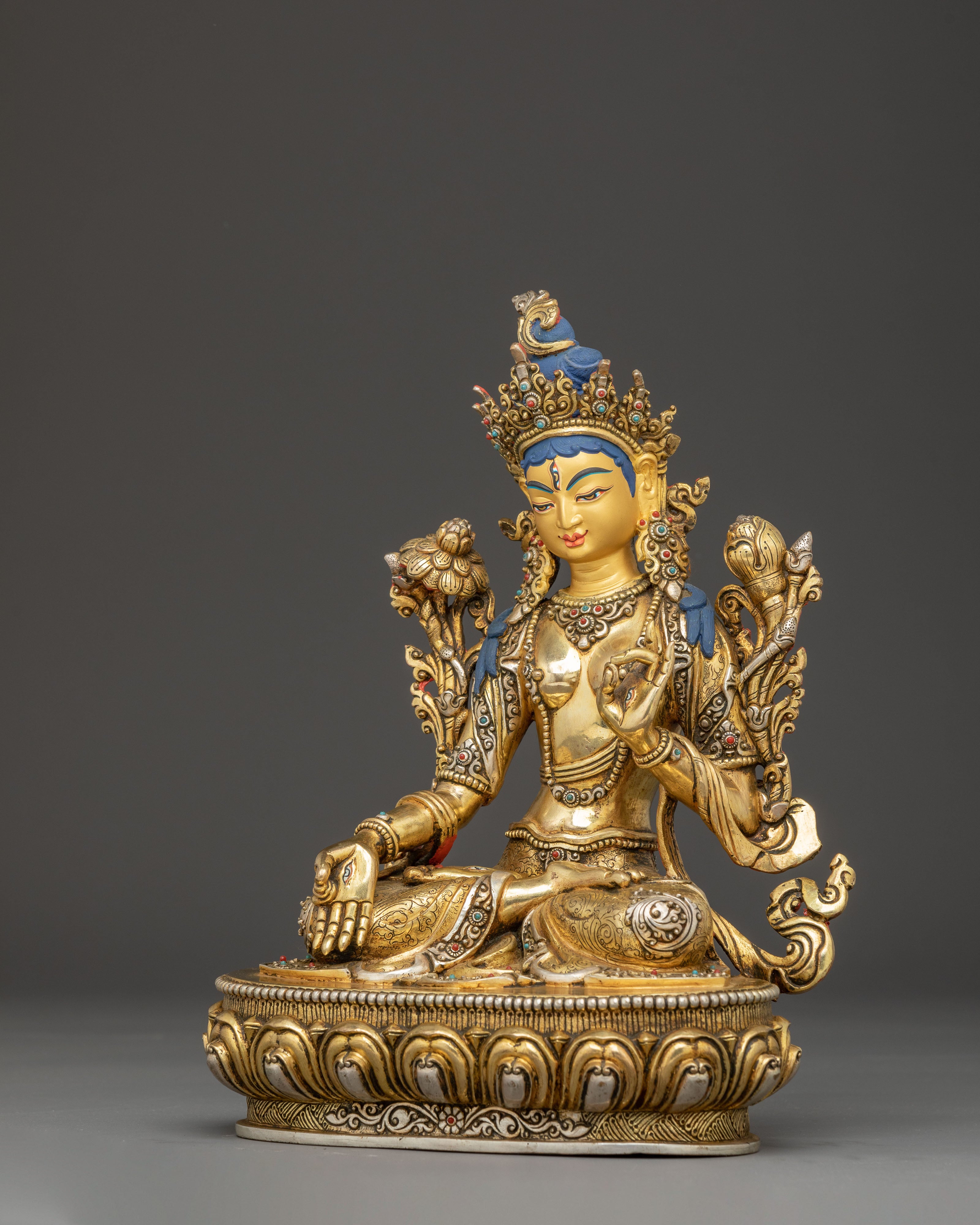 Statue of Female Bodhisattva : White Tara