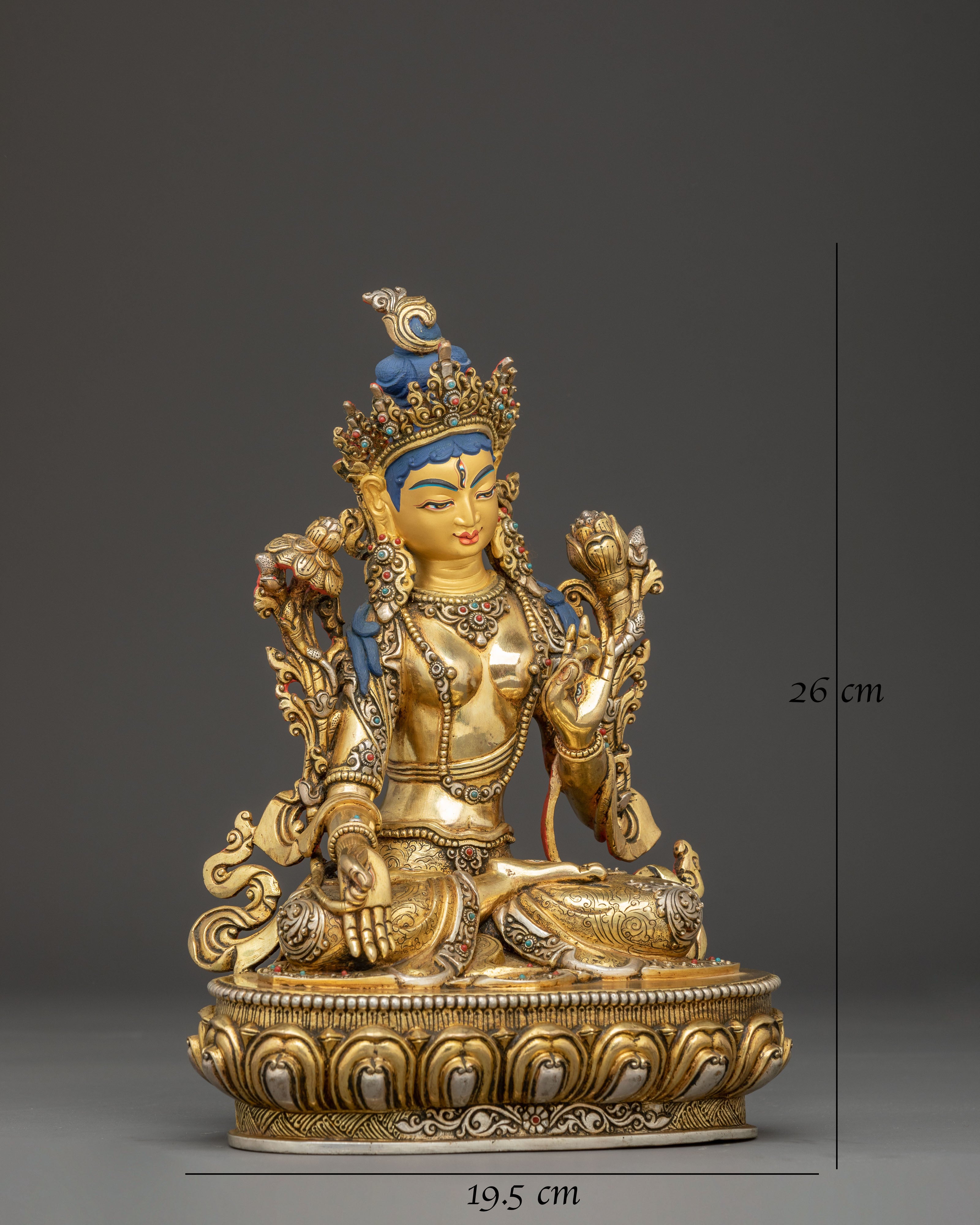 Statue of Female Bodhisattva : White Tara