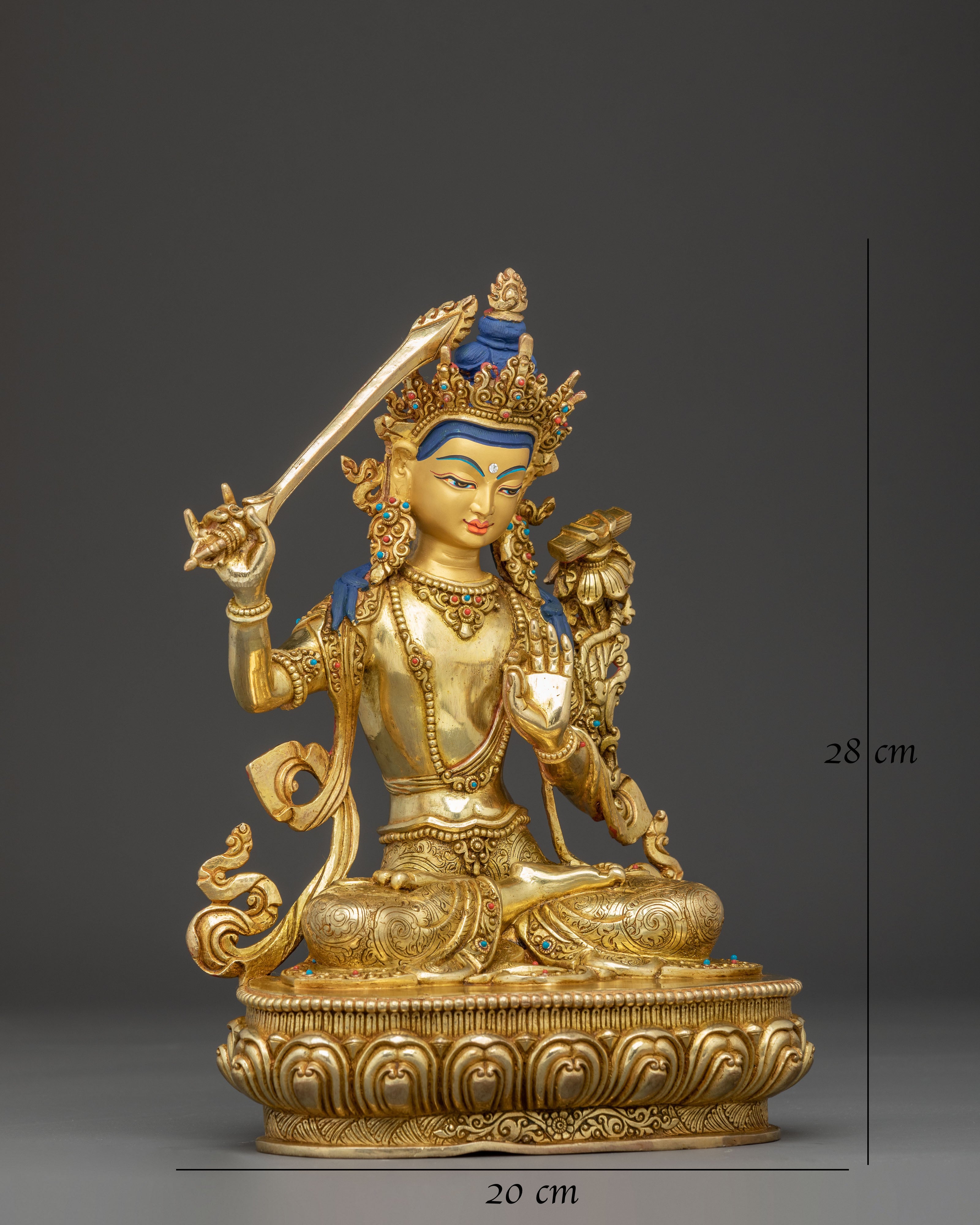 Manjushri Statue : Bodhisattva of Wisdom