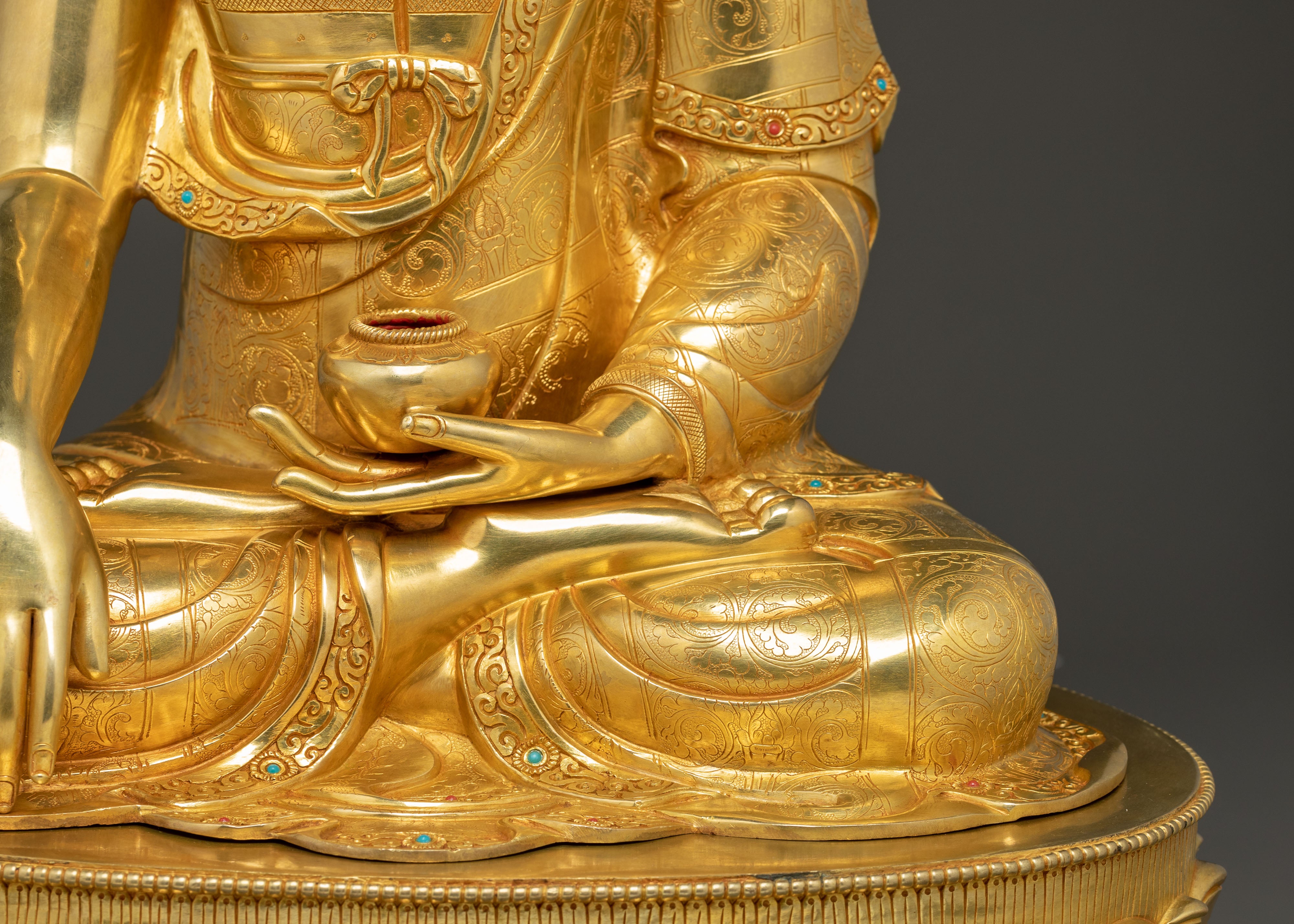 Shakyamuni Buddha Sculpture, Wisdom Guide