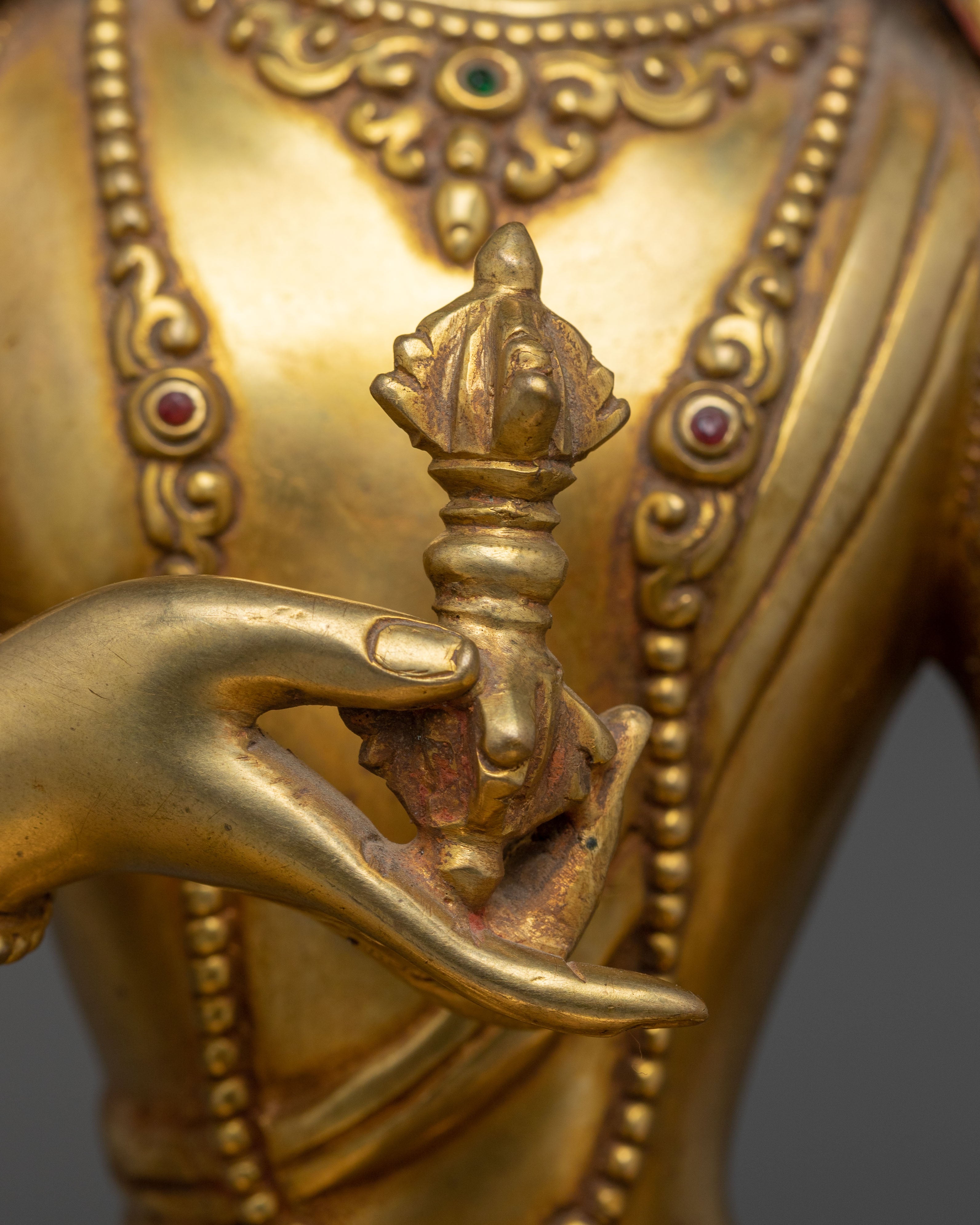 Golden Statue of Dorje Sempa: Purification Symbol Vajrasattva