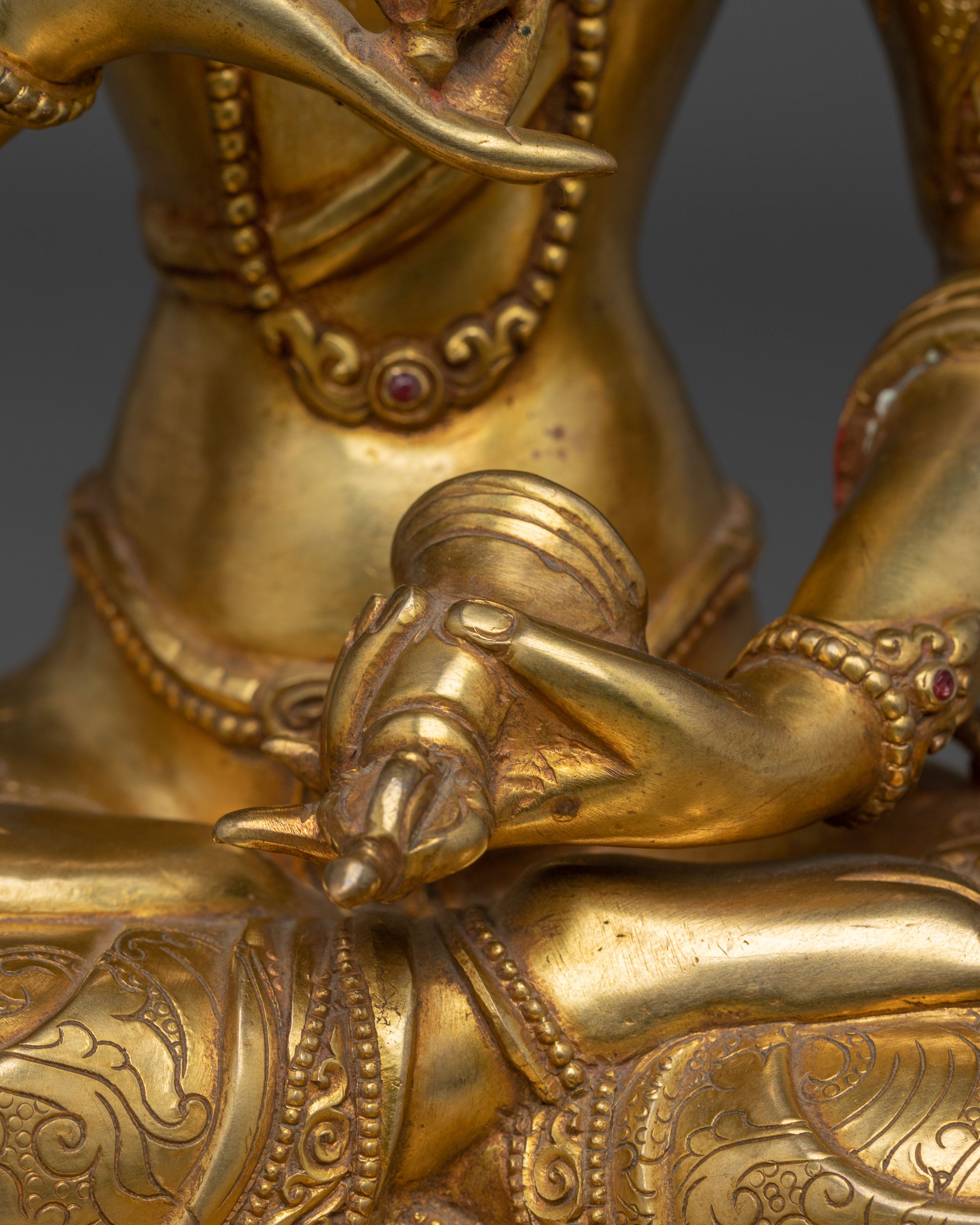Golden Statue of Dorje Sempa: Purification Symbol Vajrasattva