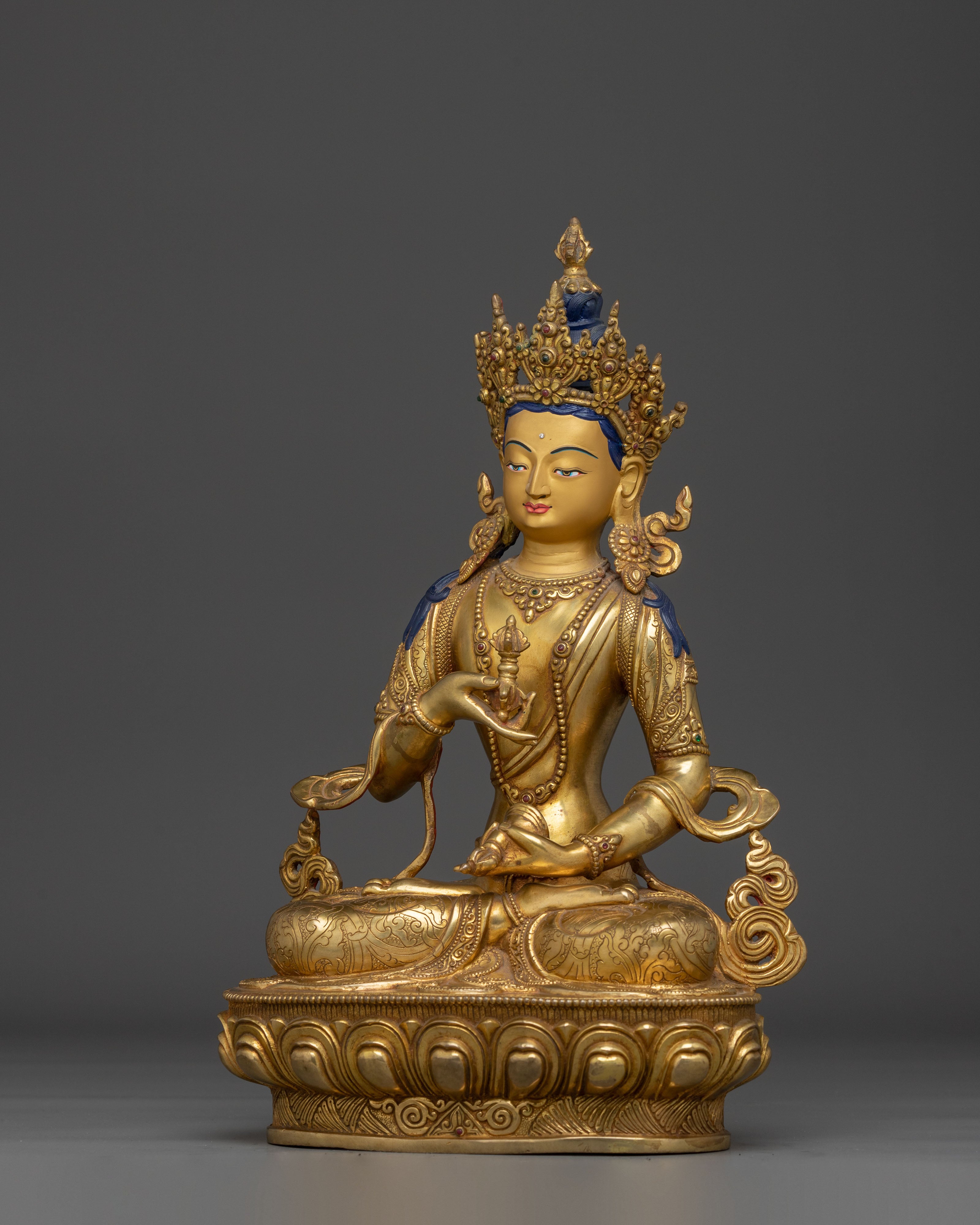 Golden Statue of Dorje Sempa: Purification Symbol Vajrasattva