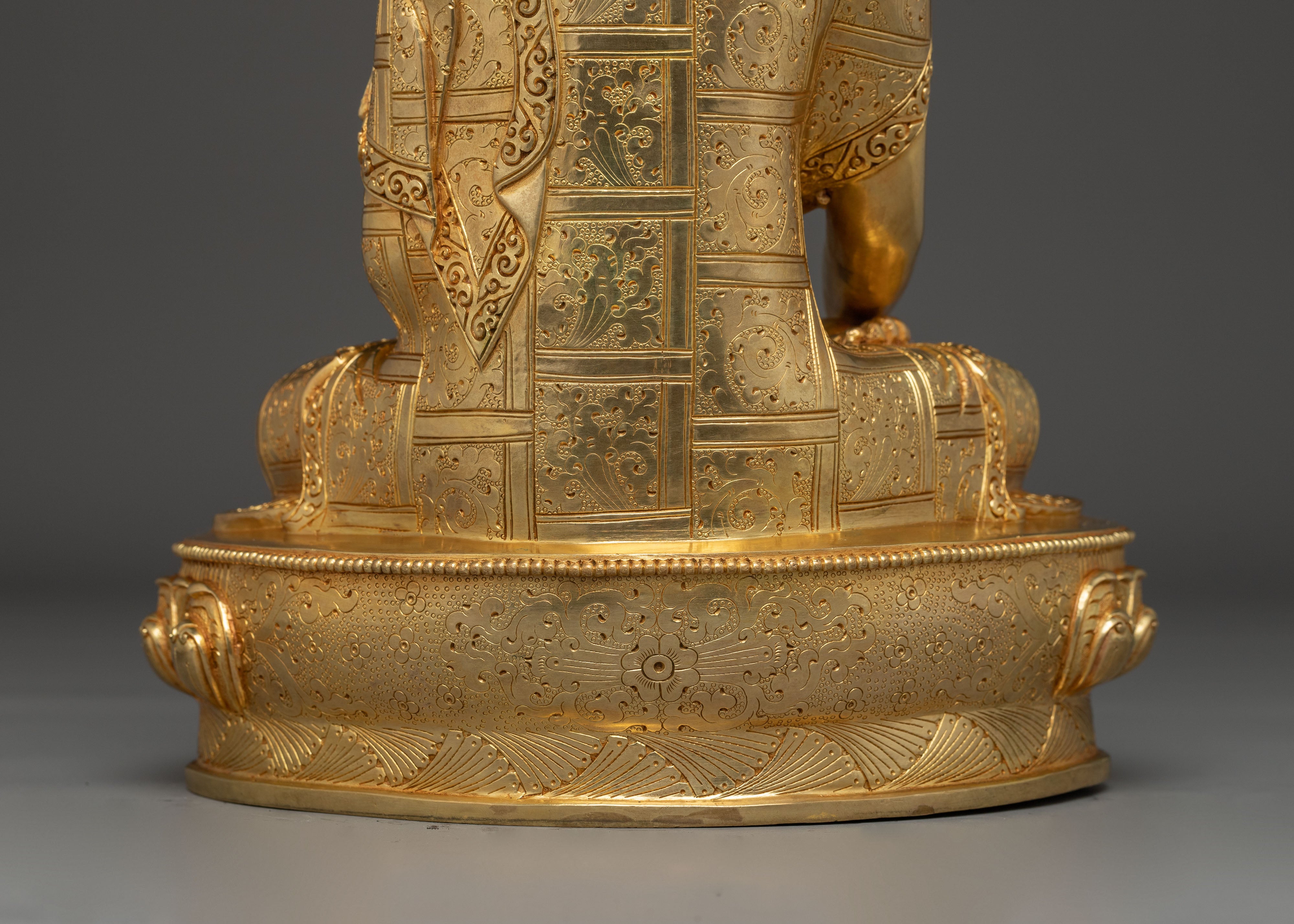 Radiant 13.4 Inch Shakyamuni Buddha Statue | Symbol of Wisdom
