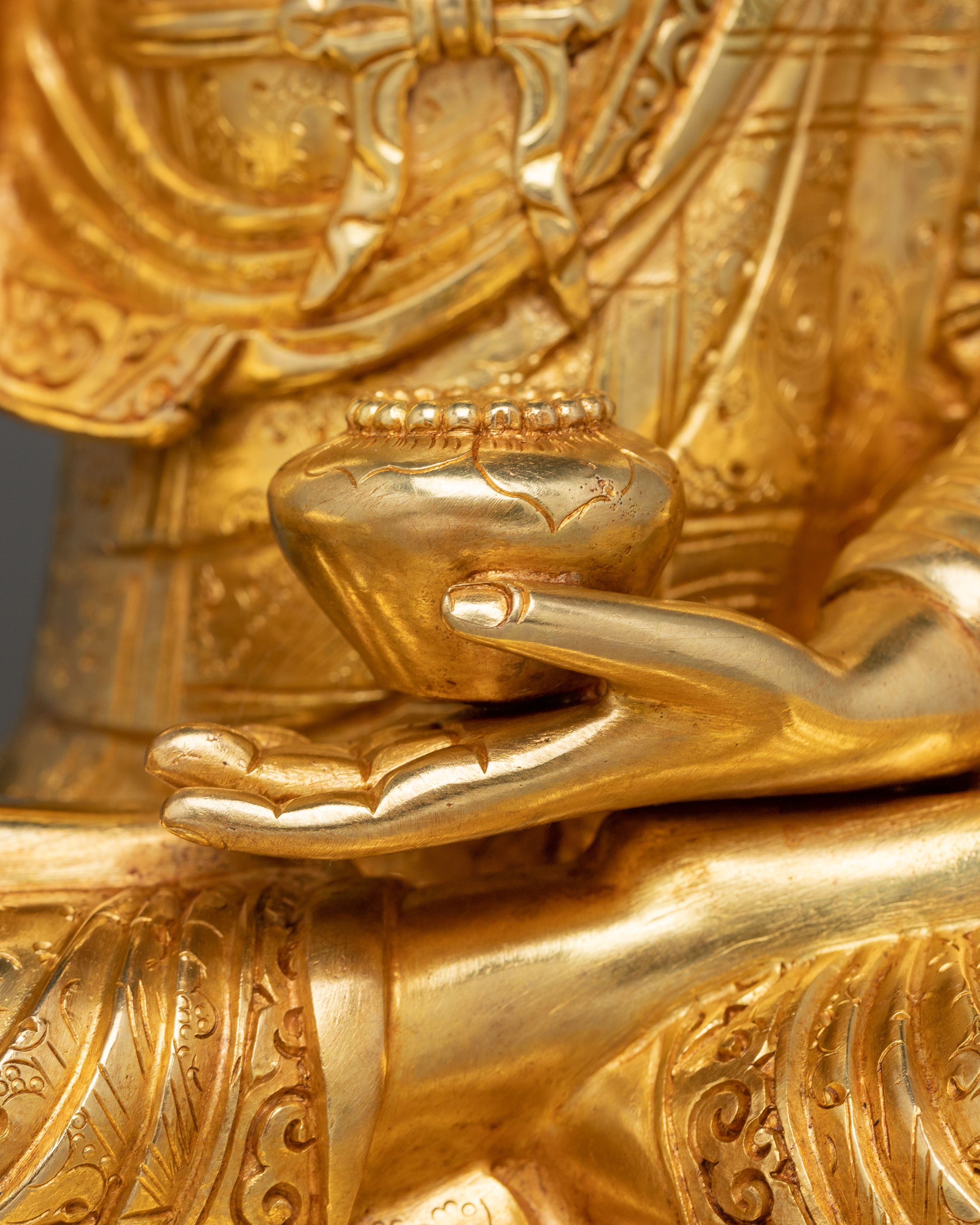 Radiant 13.4 Inch Shakyamuni Buddha Statue | Symbol of Wisdom