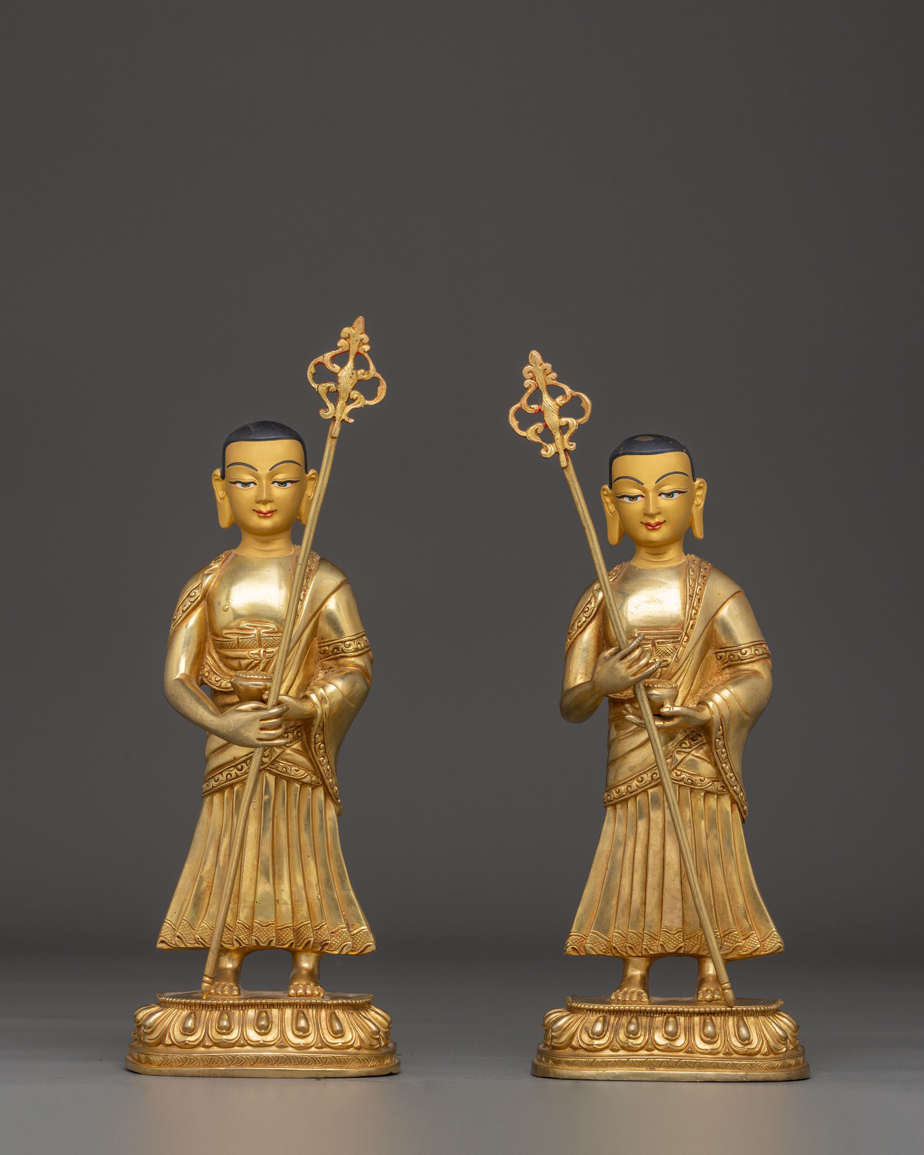 Statue of Shakyamuni Buddha with Ananda and Kashyapa