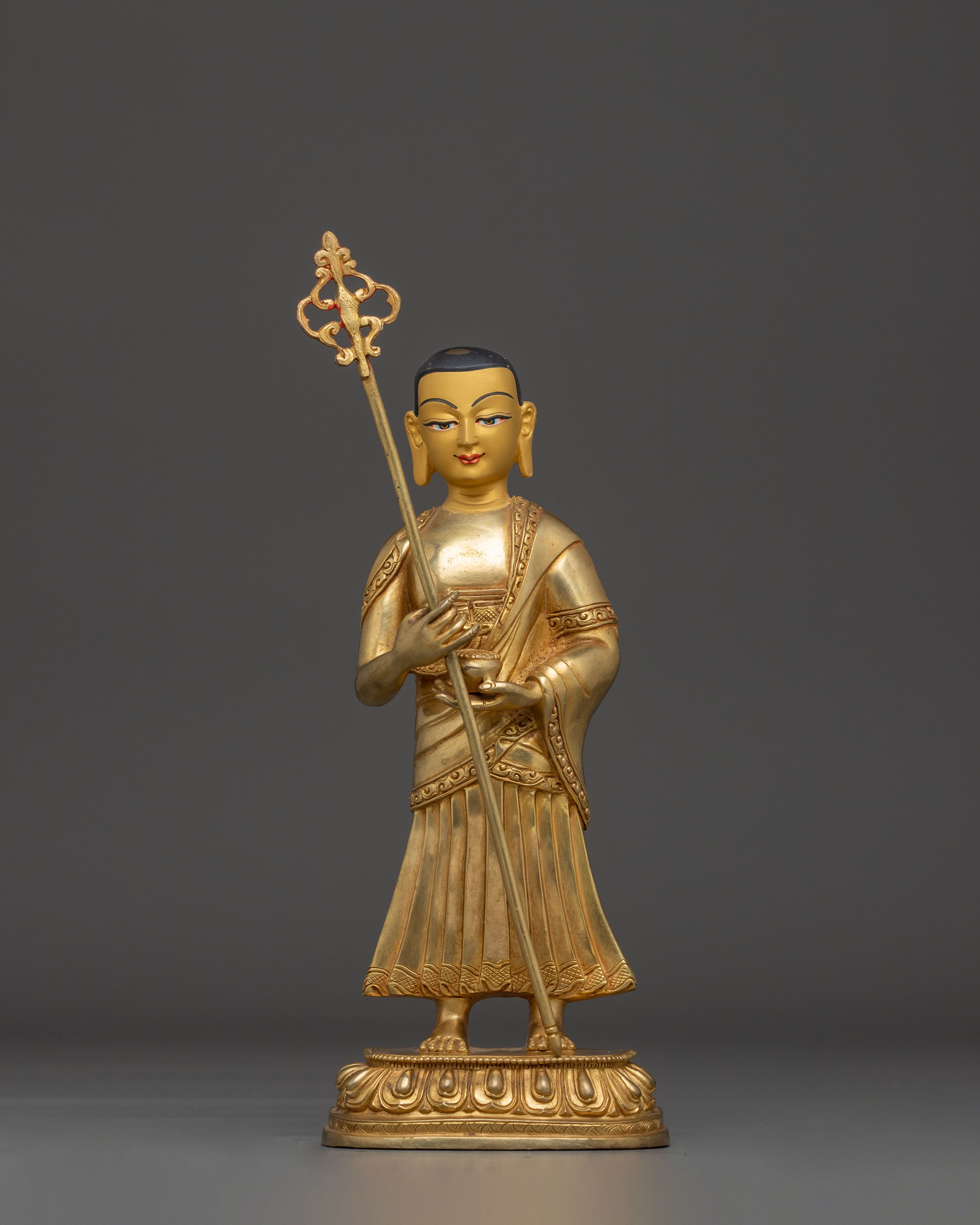 Statue of Shakyamuni Buddha with Ananda and Kashyapa