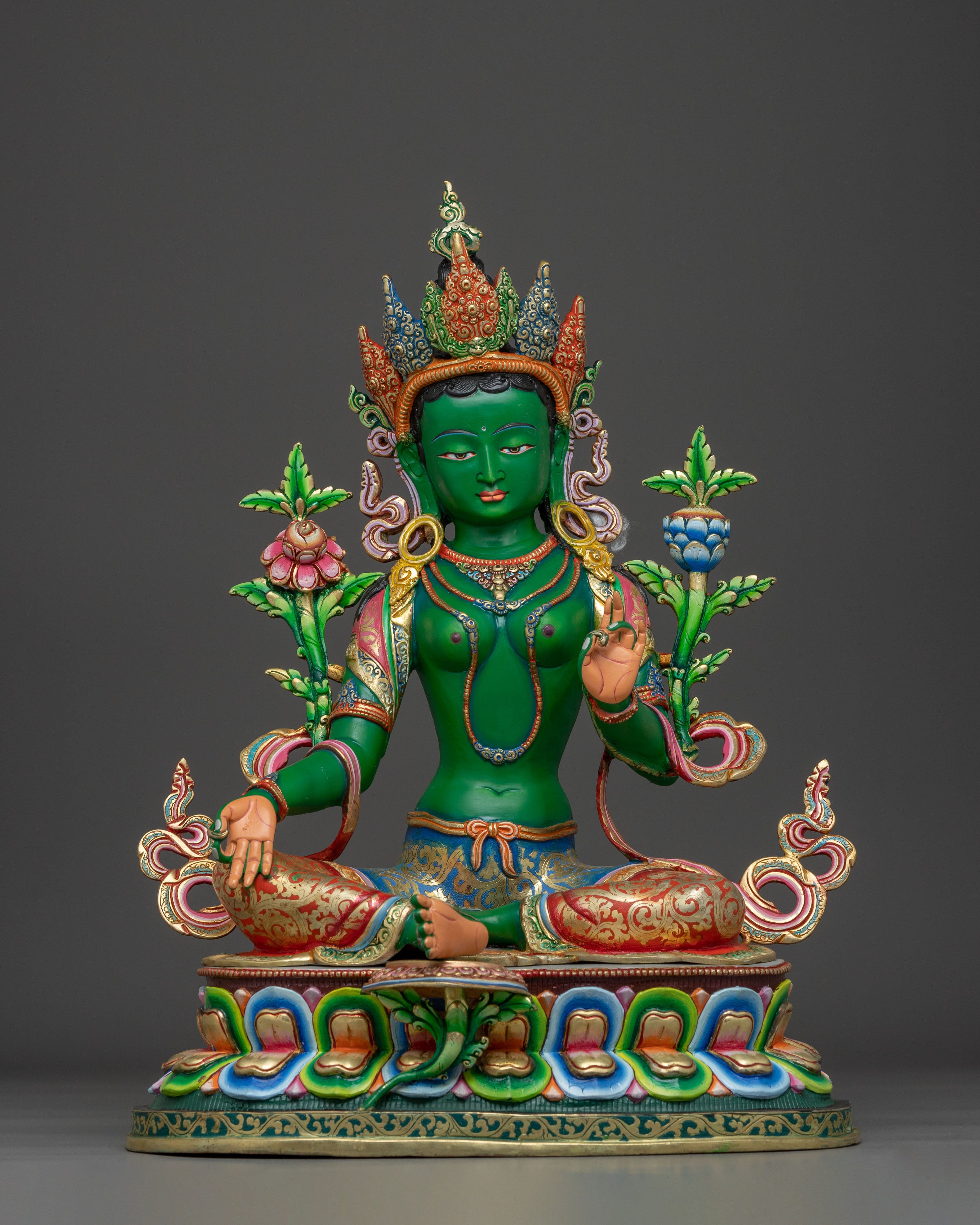 Statue of Green Tara: Mother in Action