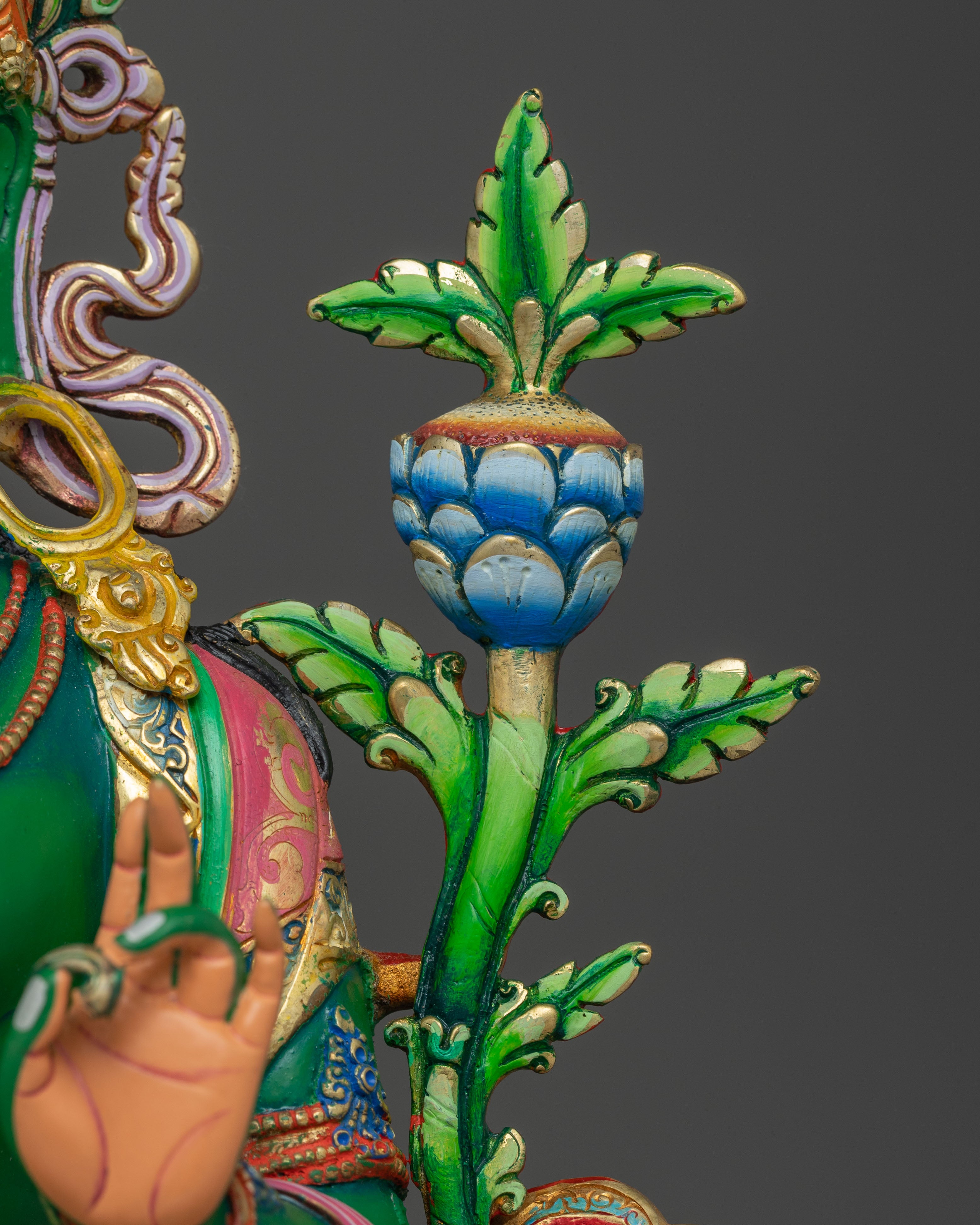 Statue of Green Tara: Mother in Action | Symbol of Liberation
