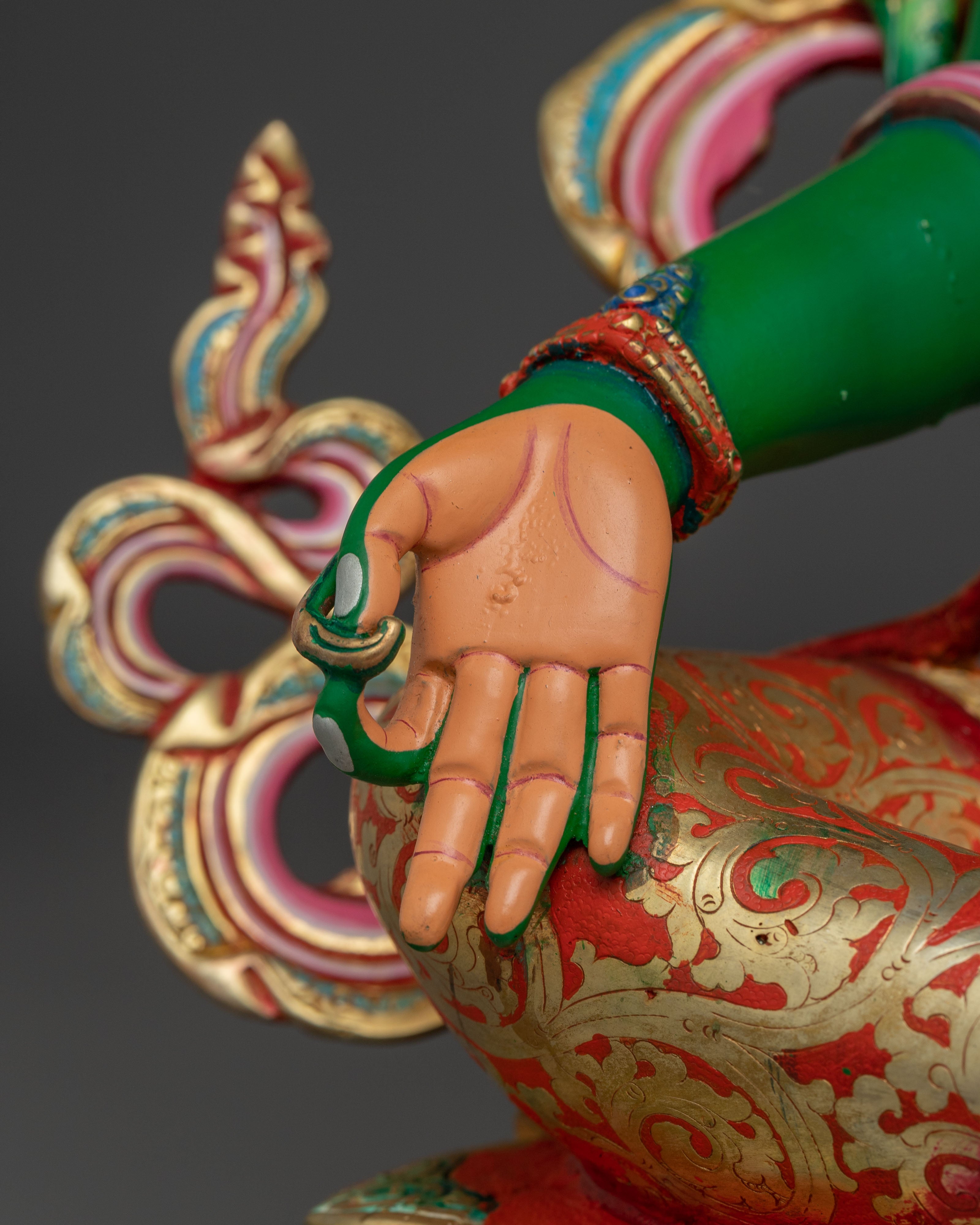 Statue of Green Tara: Mother in Action | Symbol of Liberation