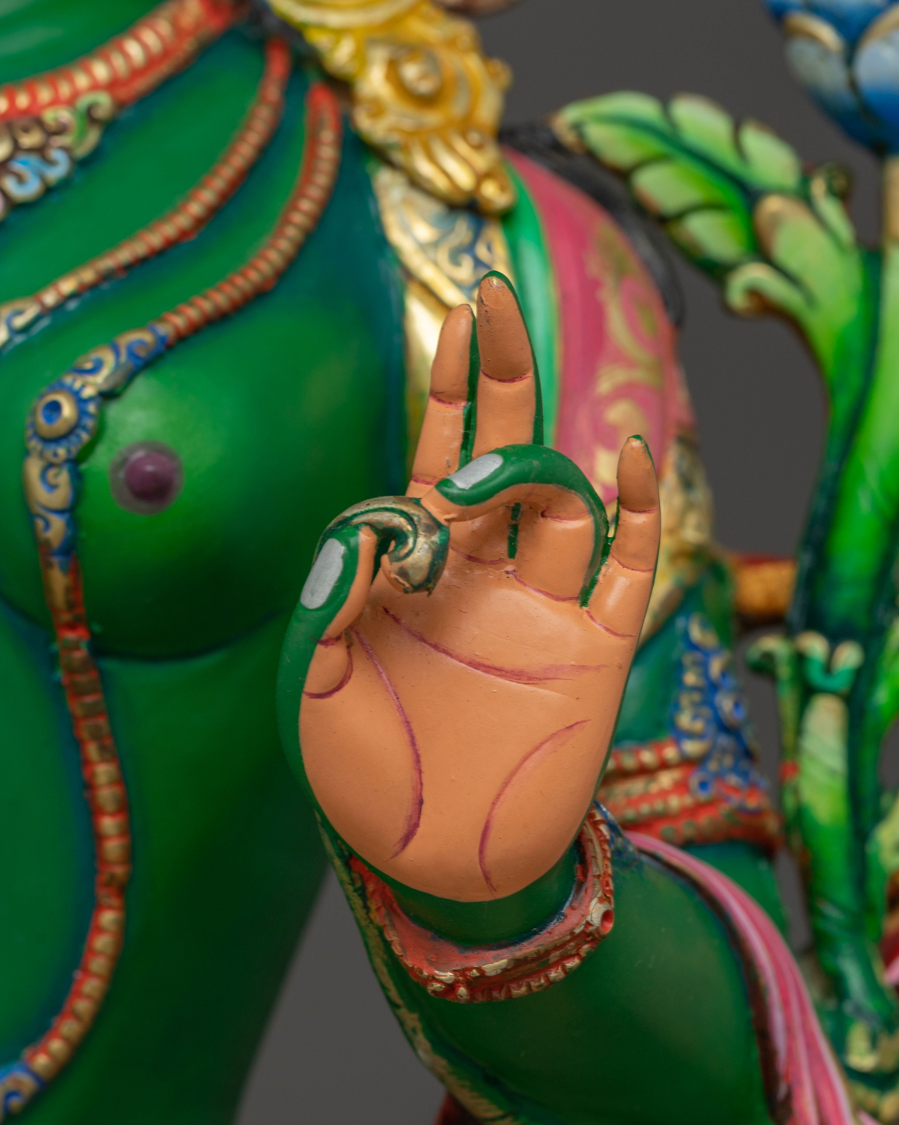 Statue of Green Tara: Mother in Action | Symbol of Liberation
