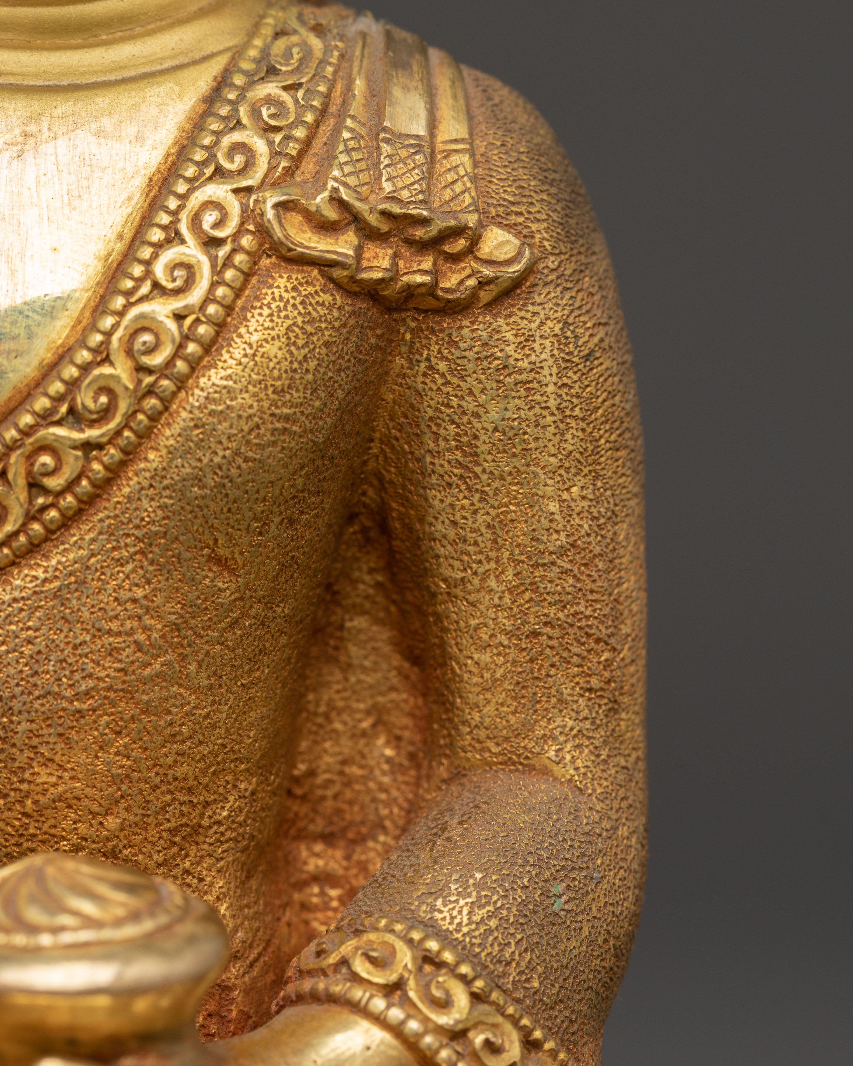 Golden Statue of Buddha Shakyamuni | The Enlightened One