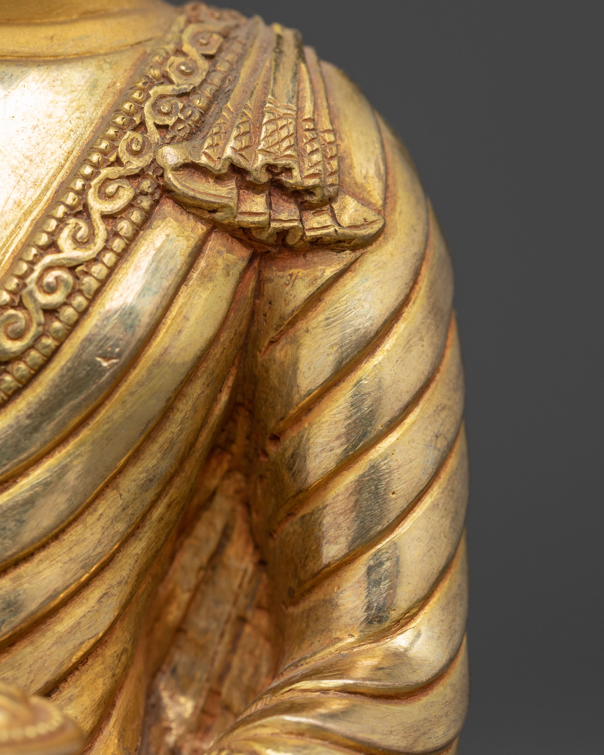 Golden Sculpture of Buddha Shakyamuni | The Awakened One