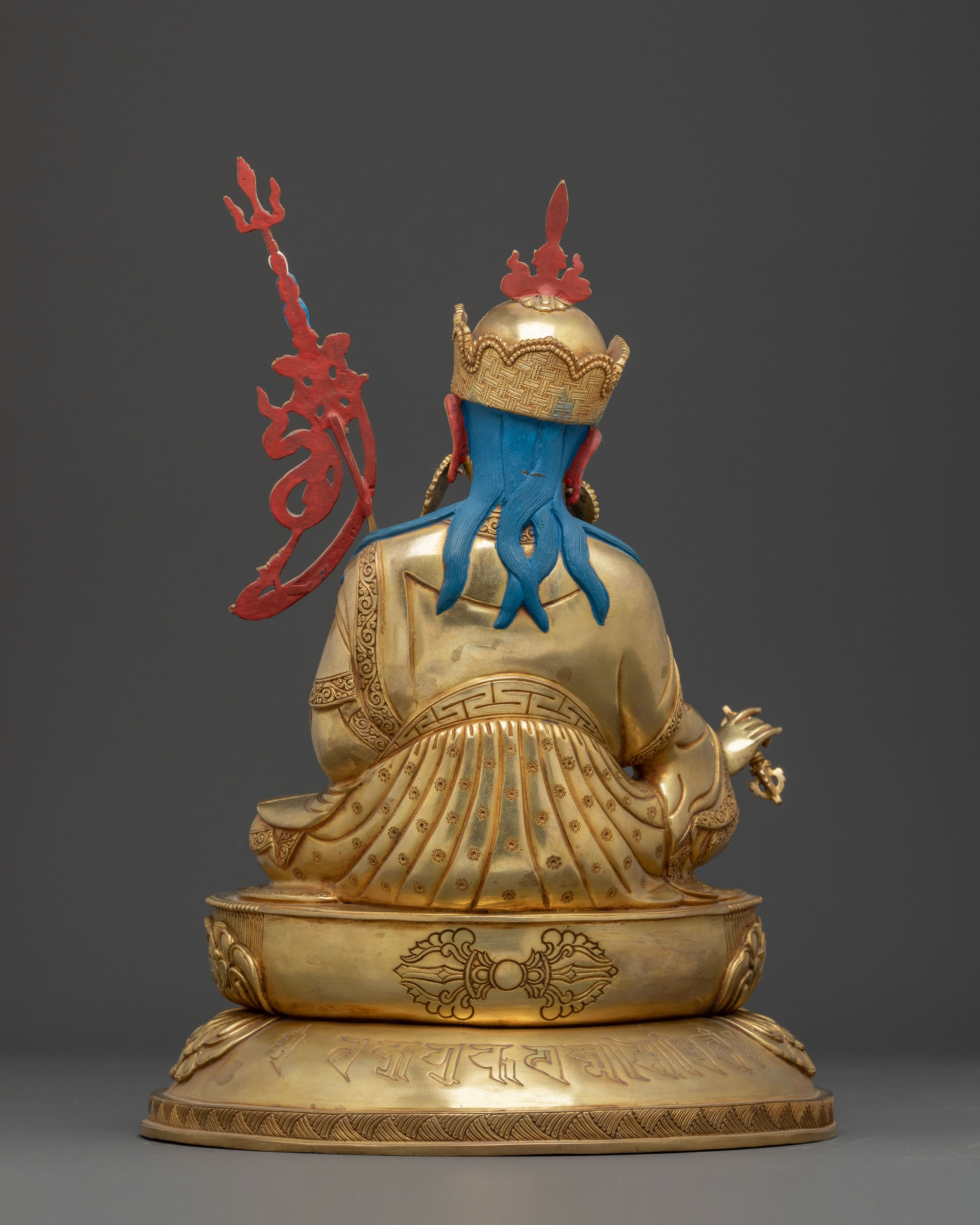 Padmasambhava Handmade Golden Statue | Guru Rinpoche Sculpture