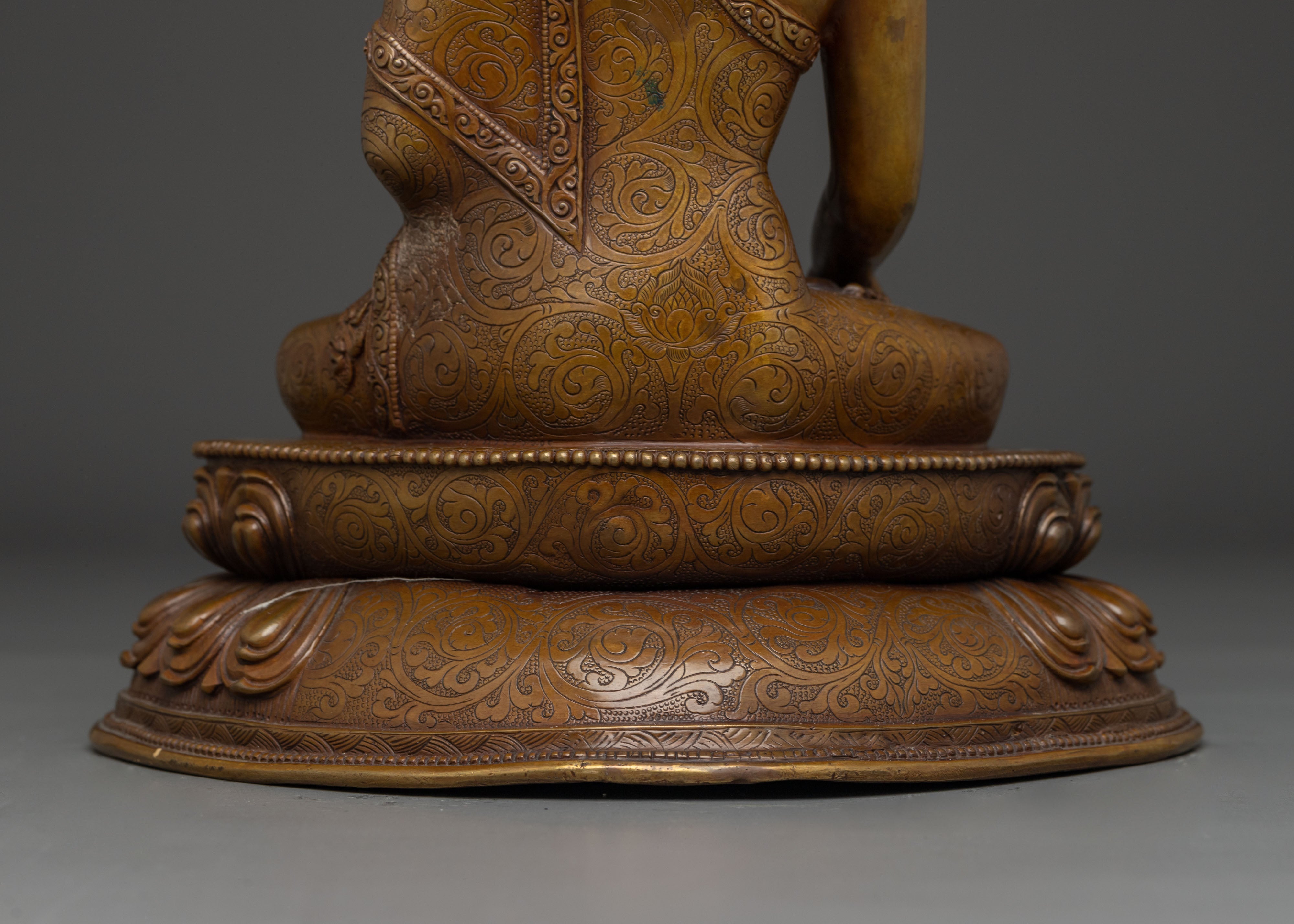 Himalayan Artwork of Buddha Shakyamuni | Symbol of Wisdom